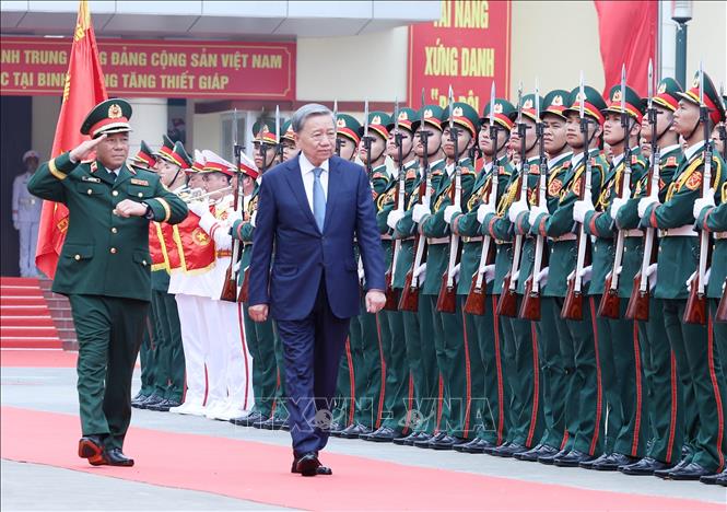 Tổng B&iacute; thư: Binh chủng Tăng thiết gi&aacute;p phải thực sự xứng đ&aacute;ng l&agrave; lực lượng đột k&iacute;ch mạnh- Ảnh 2.