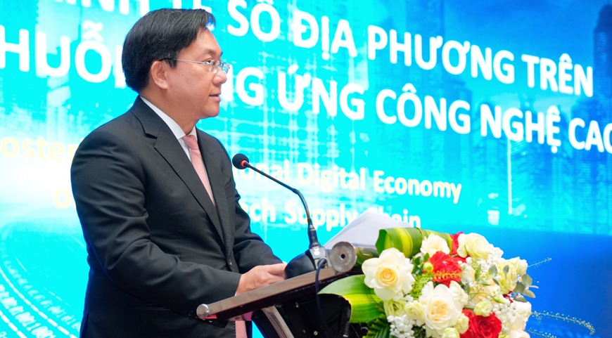 Vĩnh Ph&uacute;c: X&acirc;y dựng kinh tế số tr&ecirc;n nền tảng chuỗi cung ứng c&ocirc;ng nghệ cao- Ảnh 1.