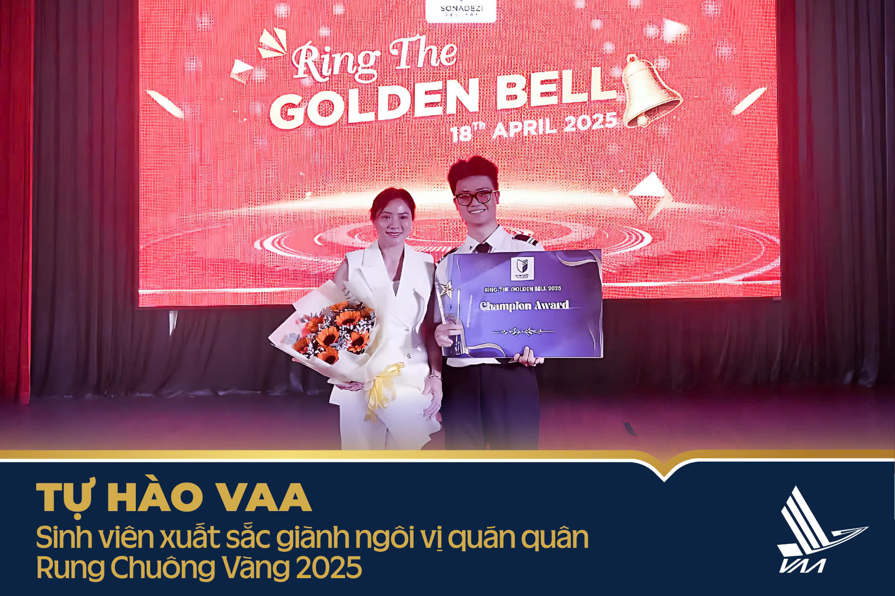 Tự h&agrave;o VAA: L&ecirc; Thanh Thi&ecirc;n xuất sắc gi&agrave;nh ng&ocirc;i qu&aacute;n qu&acirc;n "Rung chu&ocirc;ng v&agrave;ng 2025"- Ảnh 1.