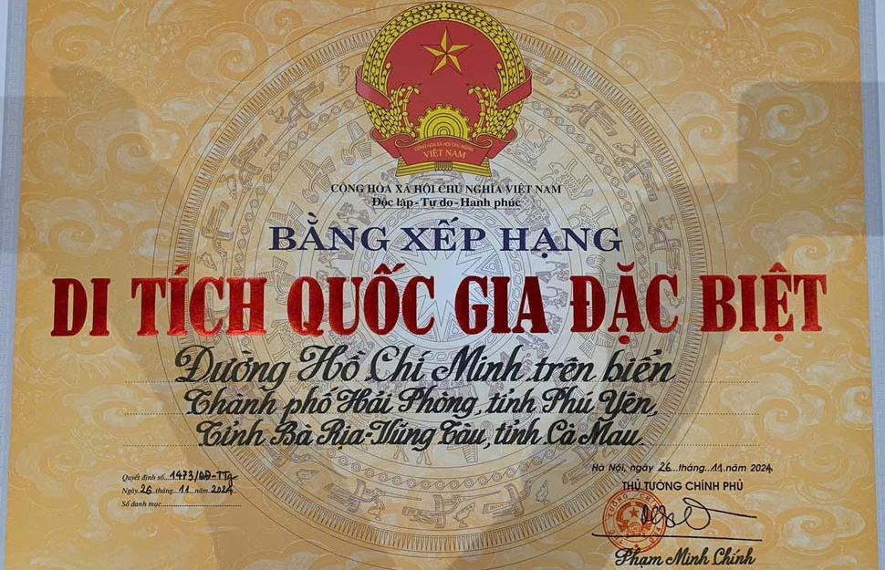 C&agrave; Mau đ&oacute;n nhận Bằng xếp hạng di t&iacute;ch Quốc gia đặc biệt "đường Hồ Ch&iacute; Minh tr&ecirc;n biển"- Ảnh 12.