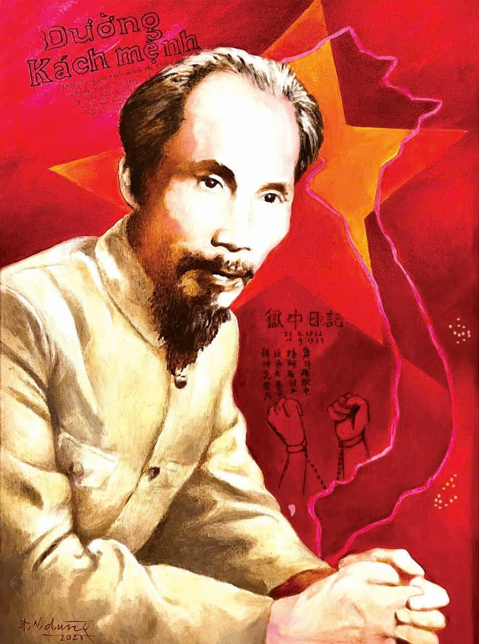 T&aacute;i hiện k&yacute; ức h&agrave;o h&ugrave;ng tại triển l&atilde;m mỹ thuật kỷ niệm 50 năm Ng&agrave;y thống nhất đất nước- Ảnh 1.