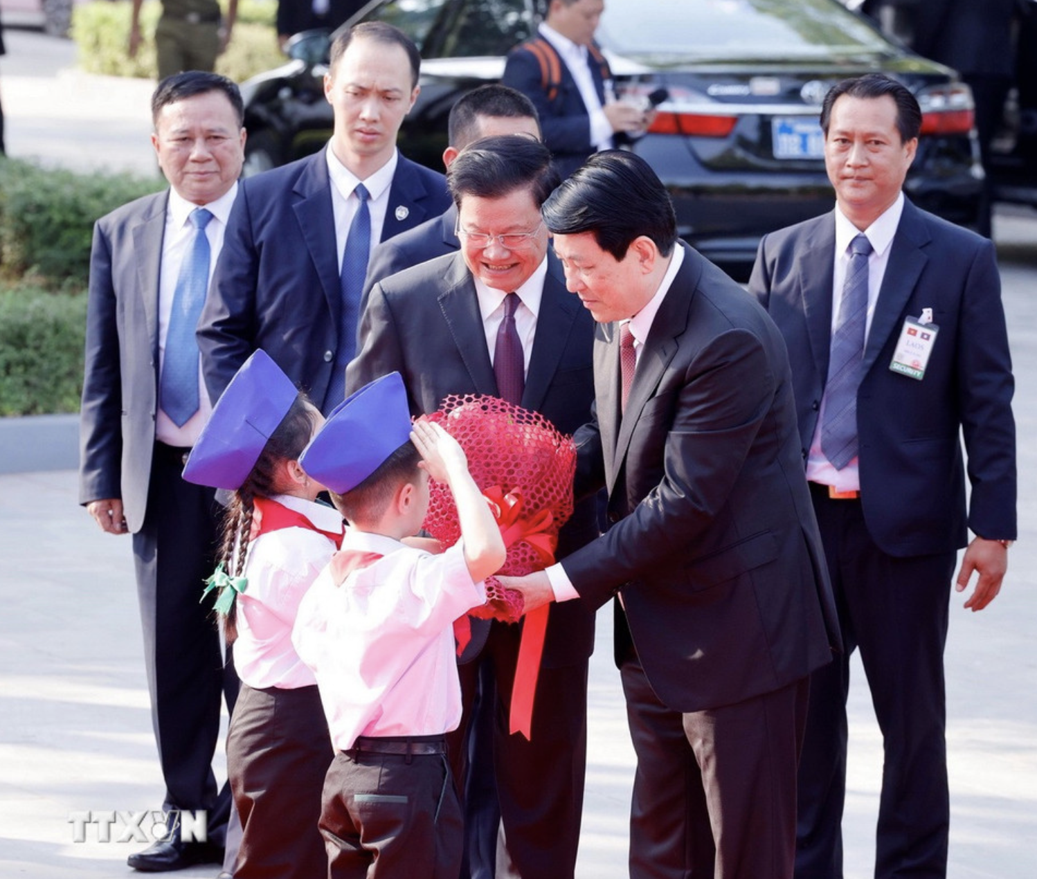 L&agrave;o tổ chức trọng thể lễ đ&oacute;n Chủ tịch nước Lương Cường- Ảnh 2.