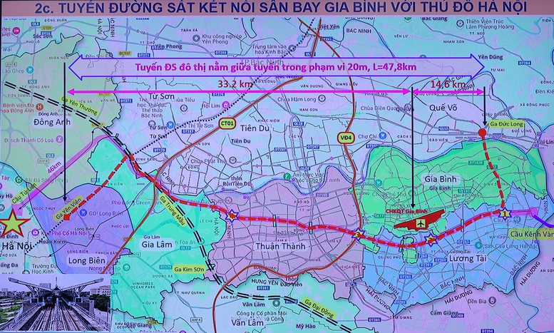 Lập Tổ c&ocirc;ng t&aacute;c triển khai đầu tư đường kết nối s&acirc;n bay Gia B&igrave;nh với H&agrave; Nội- Ảnh 1.
