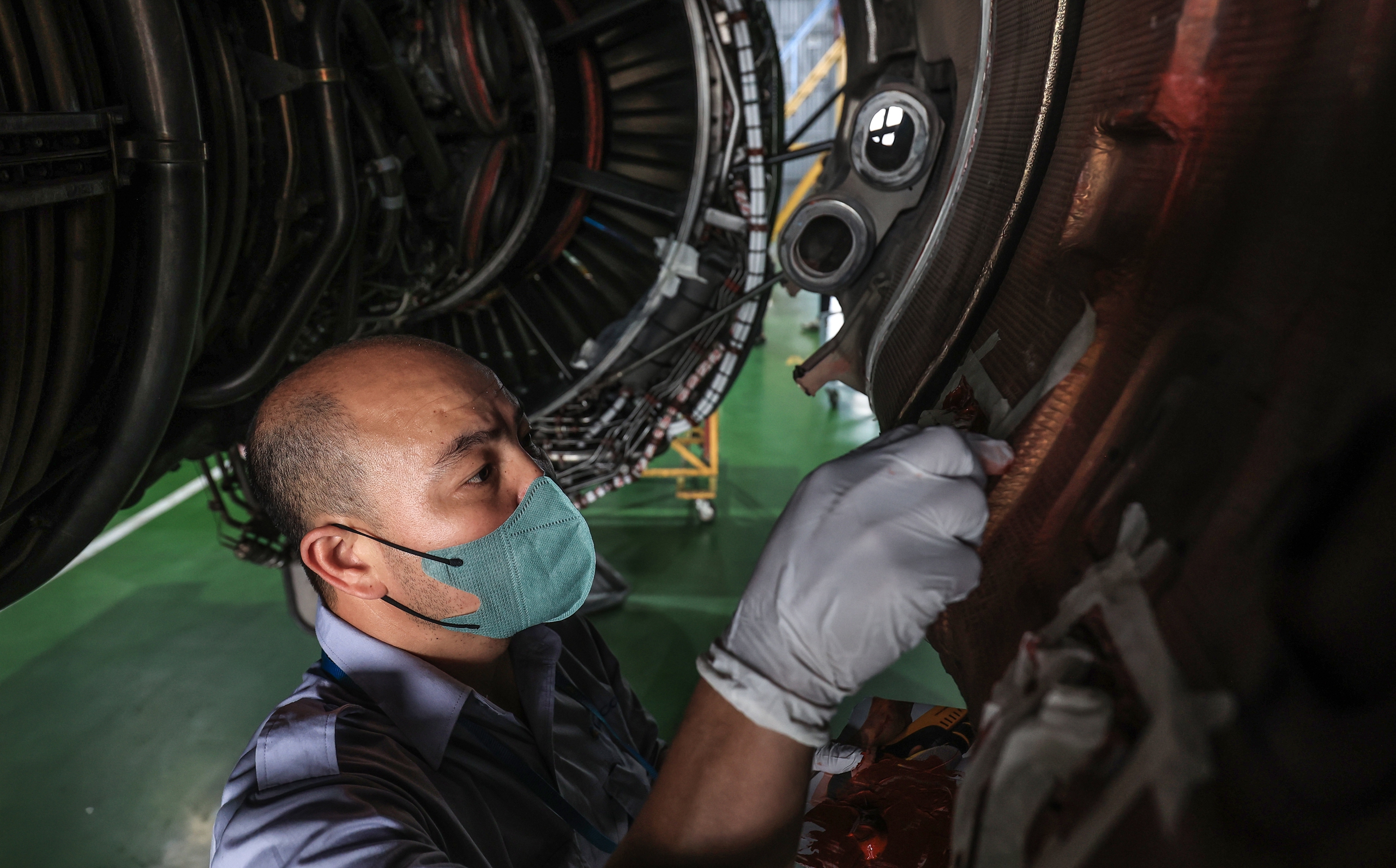 Cận cảnh xưởng chăm s&oacute;c d&agrave;n "chim sắt" tại Nội B&agrave;i- Ảnh 9.