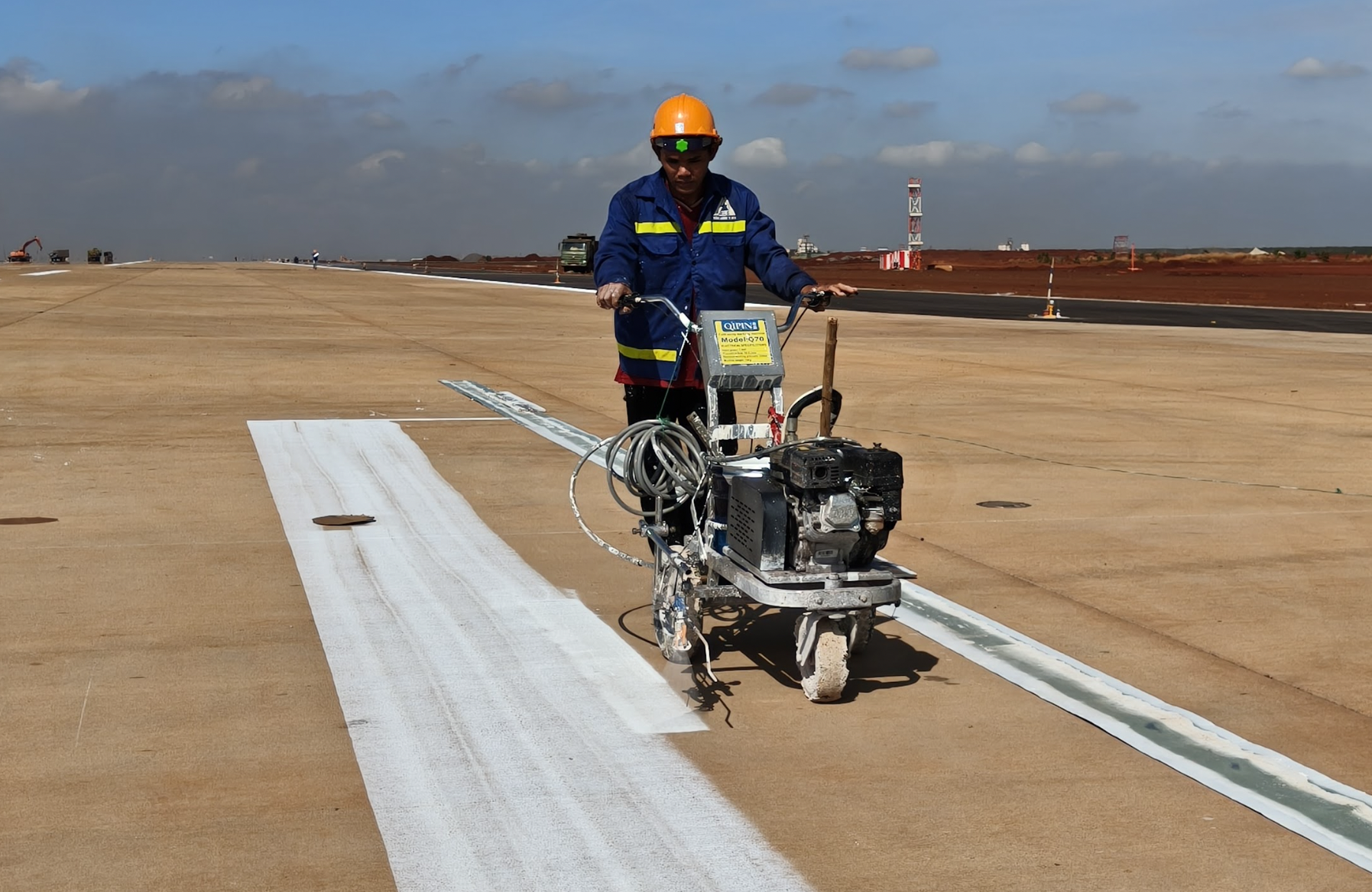 Đường cất hạ cánh sân bay Long Thành trước ngày về đích- Ảnh 3. Đường cất hạ cánh sân bay Long Thành trước ngày về đích- Ảnh 3.