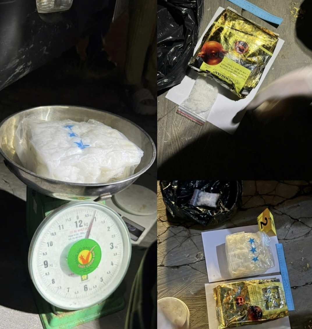 Đ&ocirc;i nam nữ bị bắt giữ khi đang tr&ecirc;n &ocirc; t&ocirc; đi giao hơn 1kg ma t&uacute;y- Ảnh 2.