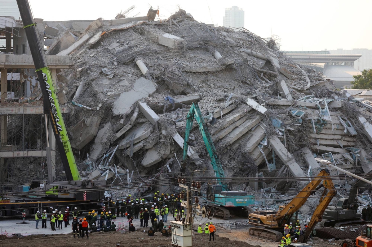 Vụ sập to&agrave; nh&agrave; 30 tầng ở Th&aacute;i Lan: C&ocirc;ng ty th&eacute;p Trung Quốc phủ nhận th&eacute;p kh&ocirc;ng đạt chuẩn- Ảnh 1.