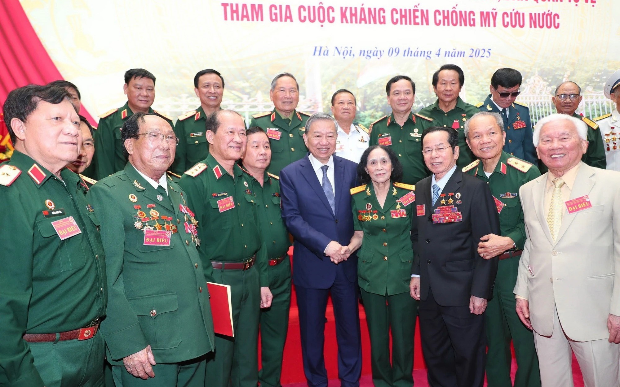 Ph&aacute;t biểu của Tổng B&iacute; thư T&ocirc; L&acirc;m tại buổi gặp mặt cựu chiến binh, thanh ni&ecirc;n xung phong