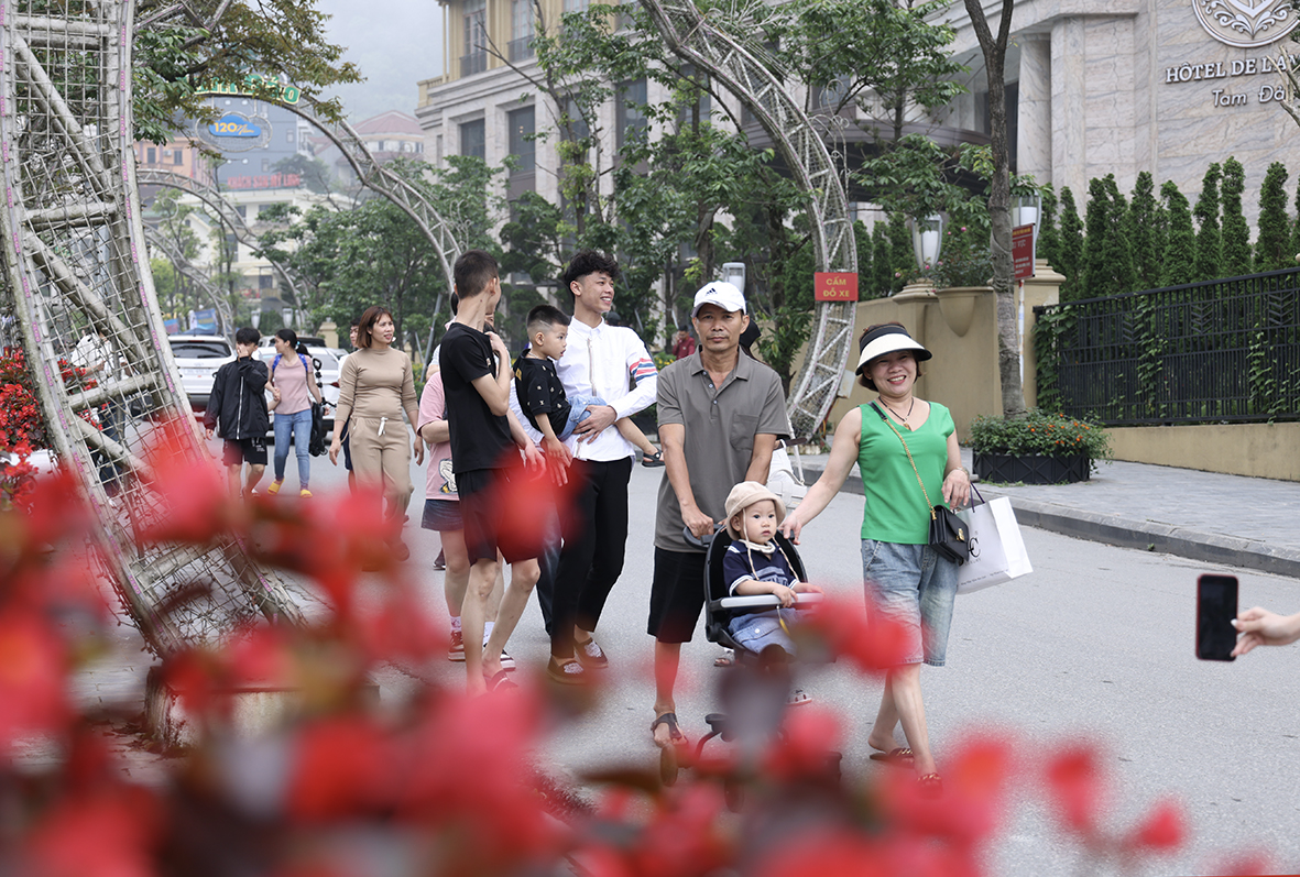 Hàng vạn du khách tới thị trấn Tam Đảo - điểm đến du lịch hàng đầu thế giới- Ảnh 2. Hàng vạn du khách tới thị trấn Tam Đảo - điểm đến du lịch hàng đầu thế giới- Ảnh 2.