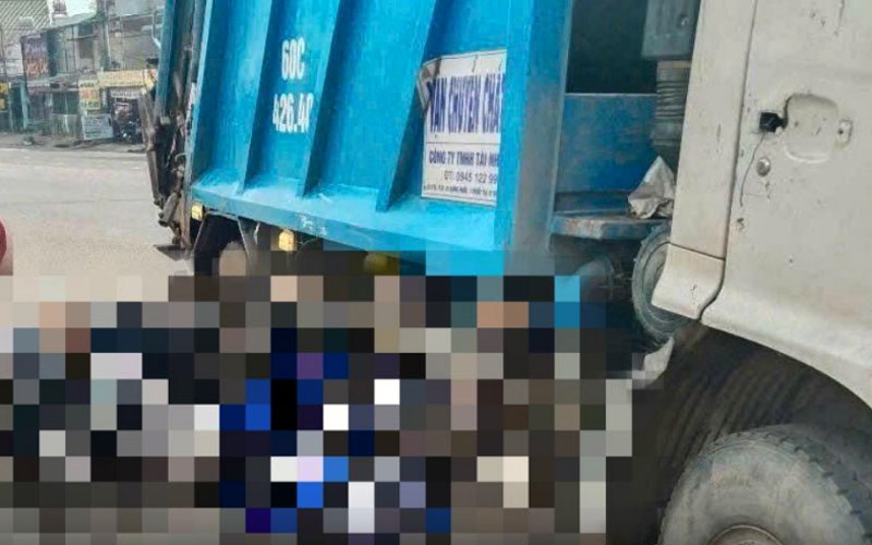 Hiện trường vụ tai nạn khiến người đàn ông tử vong tại chỗ. Hiện trường vụ tai nạn khiến người đàn ông tử vong tại chỗ.