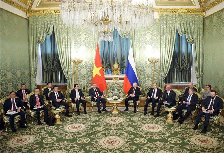 Tổng B&iacute; thư T&ocirc; L&acirc;m hội đ&agrave;m với Tổng thống Nga Vladimir Putin- Ảnh 3.