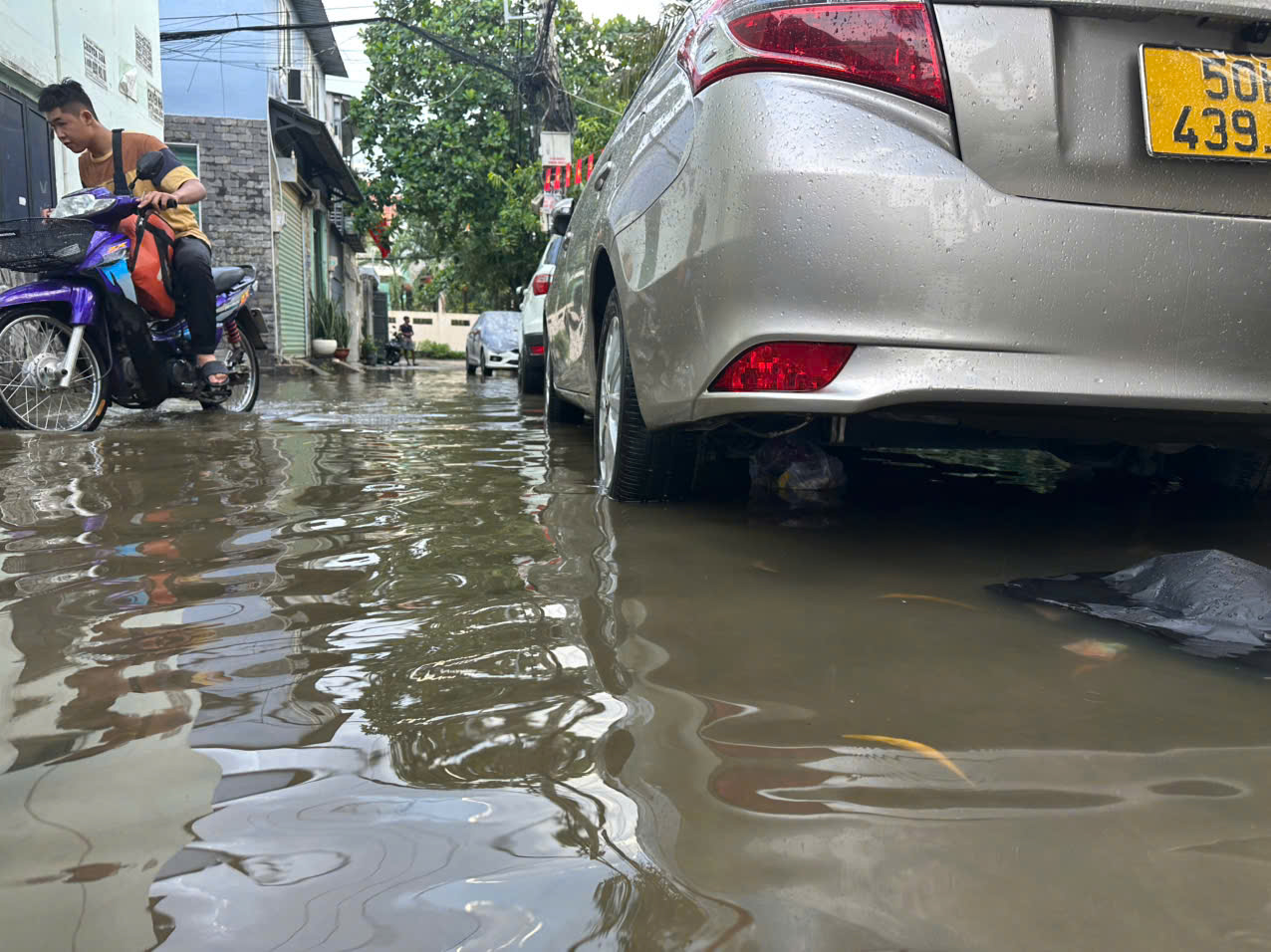 Nh&agrave; ngập nhiều ng&agrave;y sau cơn mưa lớn nhất 8 năm, người d&acirc;n Thủ Đức ng&aacute;n ngẩm- Ảnh 9.