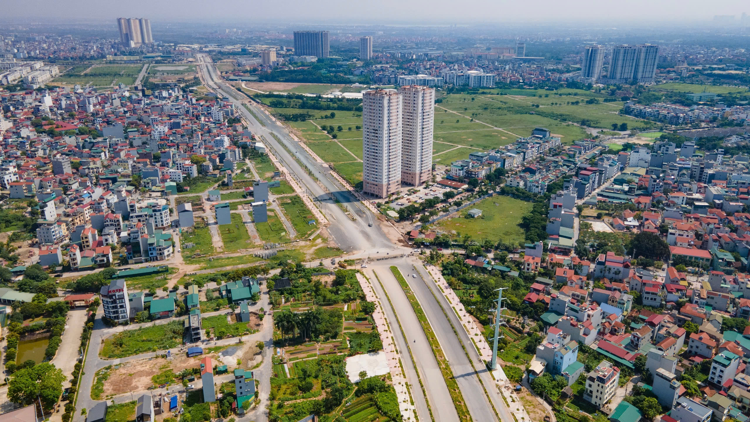 H&agrave; Nội: To&agrave;n cảnh thi c&ocirc;ng V&agrave;nh đai 3,5 đoạn qua huyện Ho&agrave;i Đức- Ảnh 18.