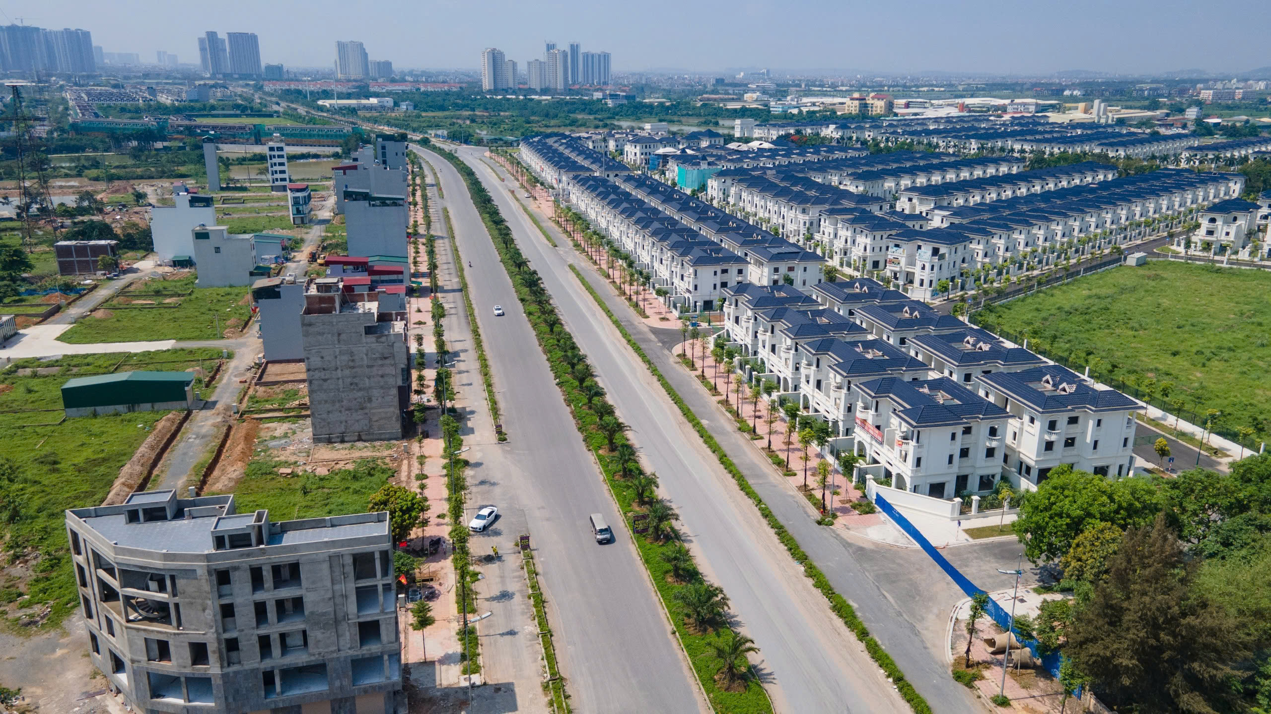 H&agrave; Nội: To&agrave;n cảnh thi c&ocirc;ng V&agrave;nh đai 3,5 đoạn qua huyện Ho&agrave;i Đức- Ảnh 19.