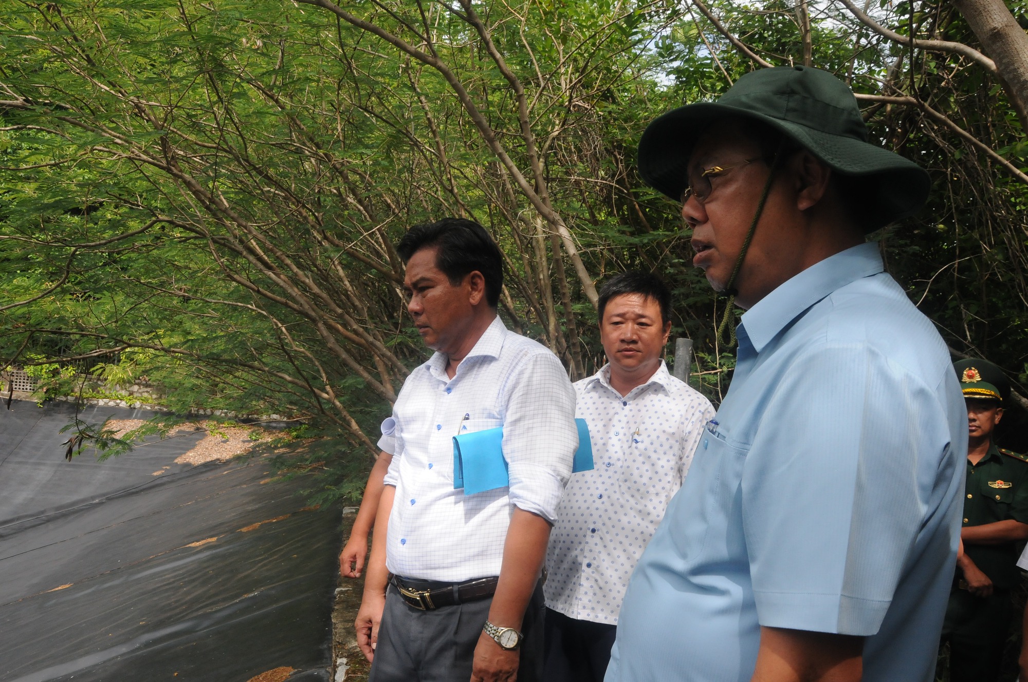 B&iacute; thư Ki&ecirc;n Giang y&ecirc;u cầu l&agrave;m r&otilde; nguy&ecirc;n nh&acirc;n hồ chứa nước ngọt kh&ocirc;ng c&oacute; nước ở x&atilde; đảo- Ảnh 1.