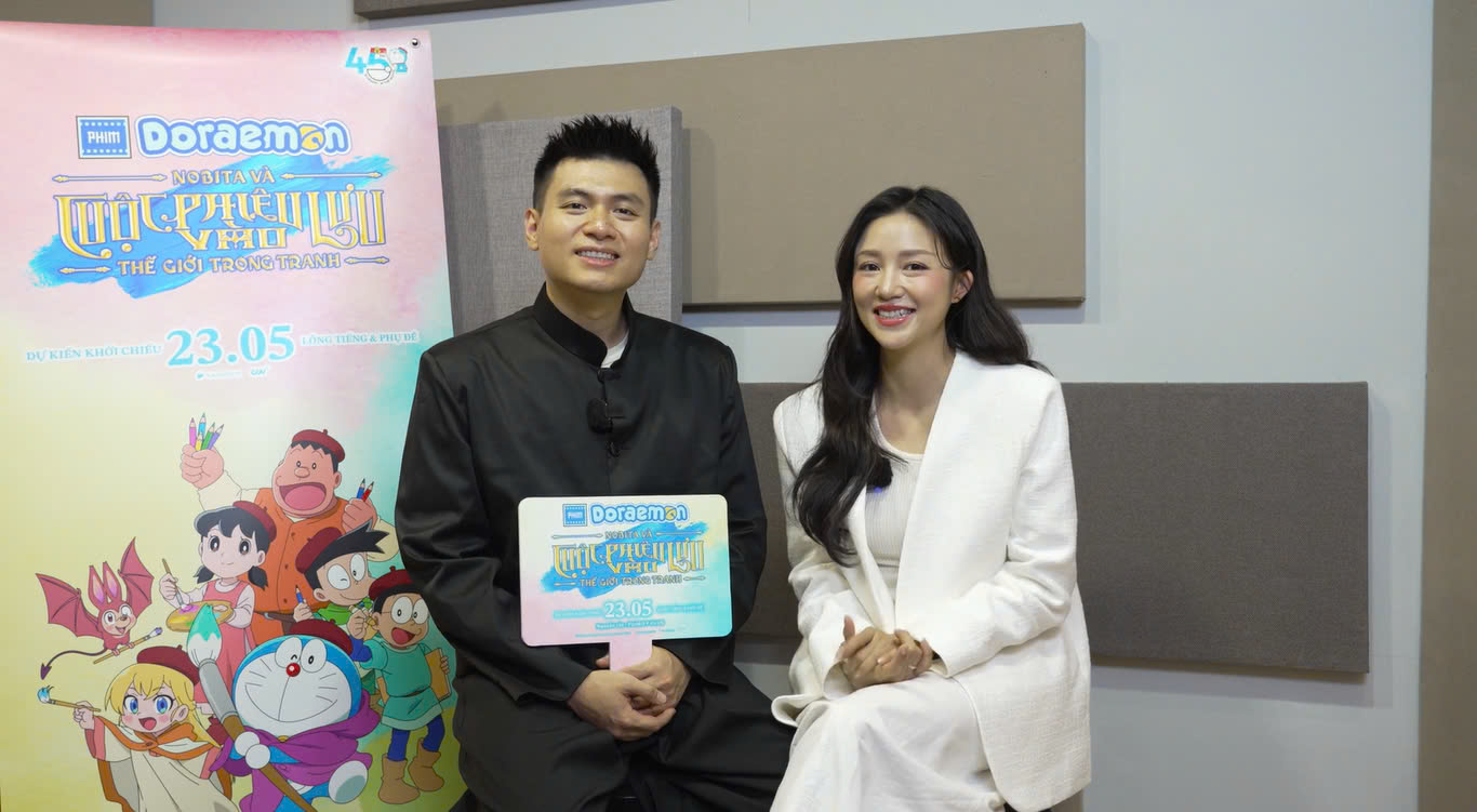 Vợ chồng Salim, Hải Long g&acirc;y tranh c&atilde;i khi lồng tiếng phim "Doraemon"- Ảnh 2.