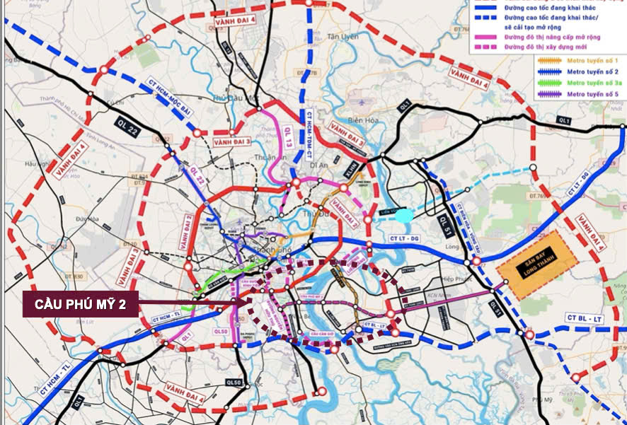 TP.HCM nghi&ecirc;n cứu đường hai tầng kết nối Nam S&agrave;i G&ograve;n đến s&acirc;n bay Long Th&agrave;nh- Ảnh 2.