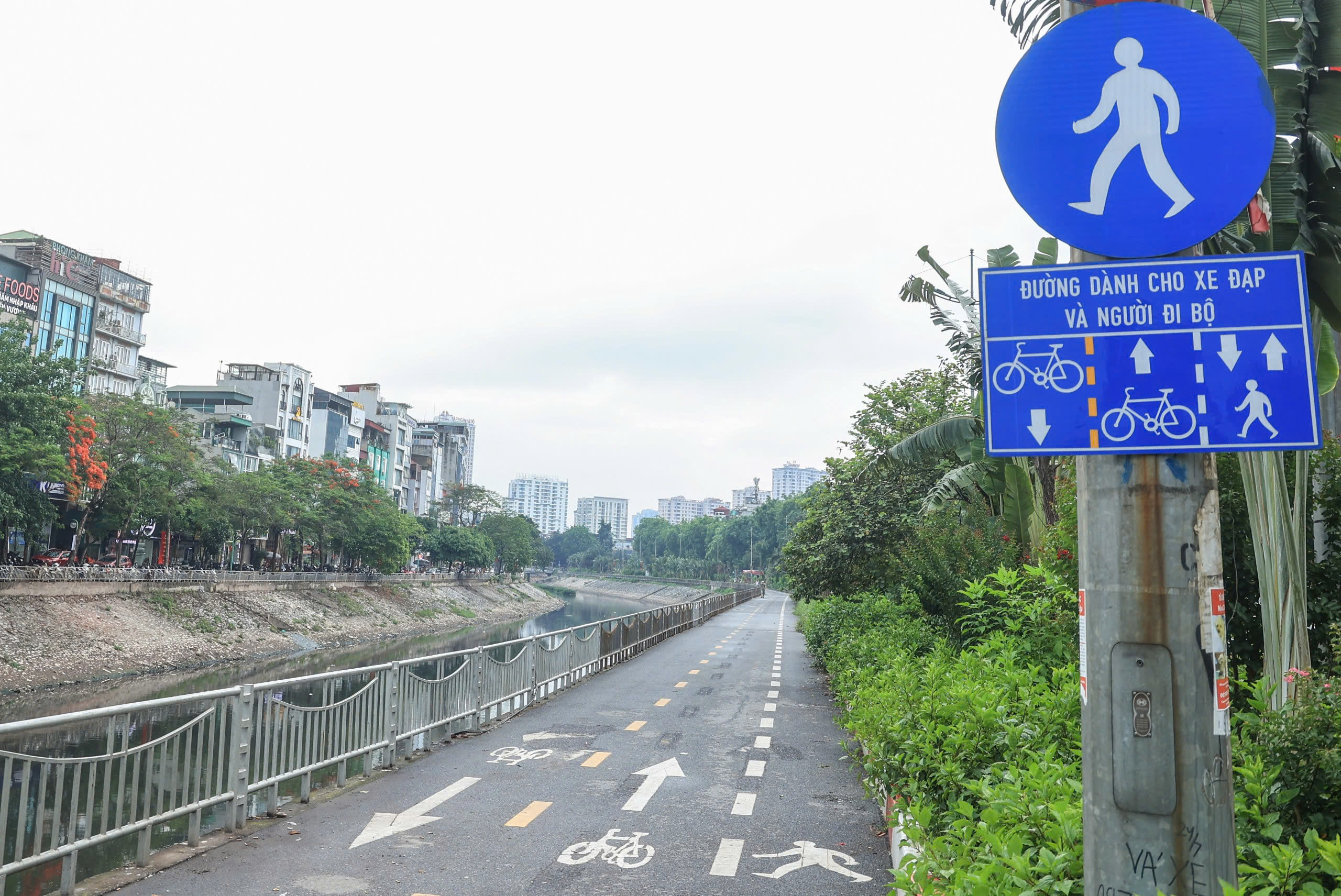 M&ocirc; h&igrave;nh đường xanh ven s&ocirc;ng T&ocirc; Lịch thế n&agrave;o sau hơn một năm th&iacute; điểm?- Ảnh 8.