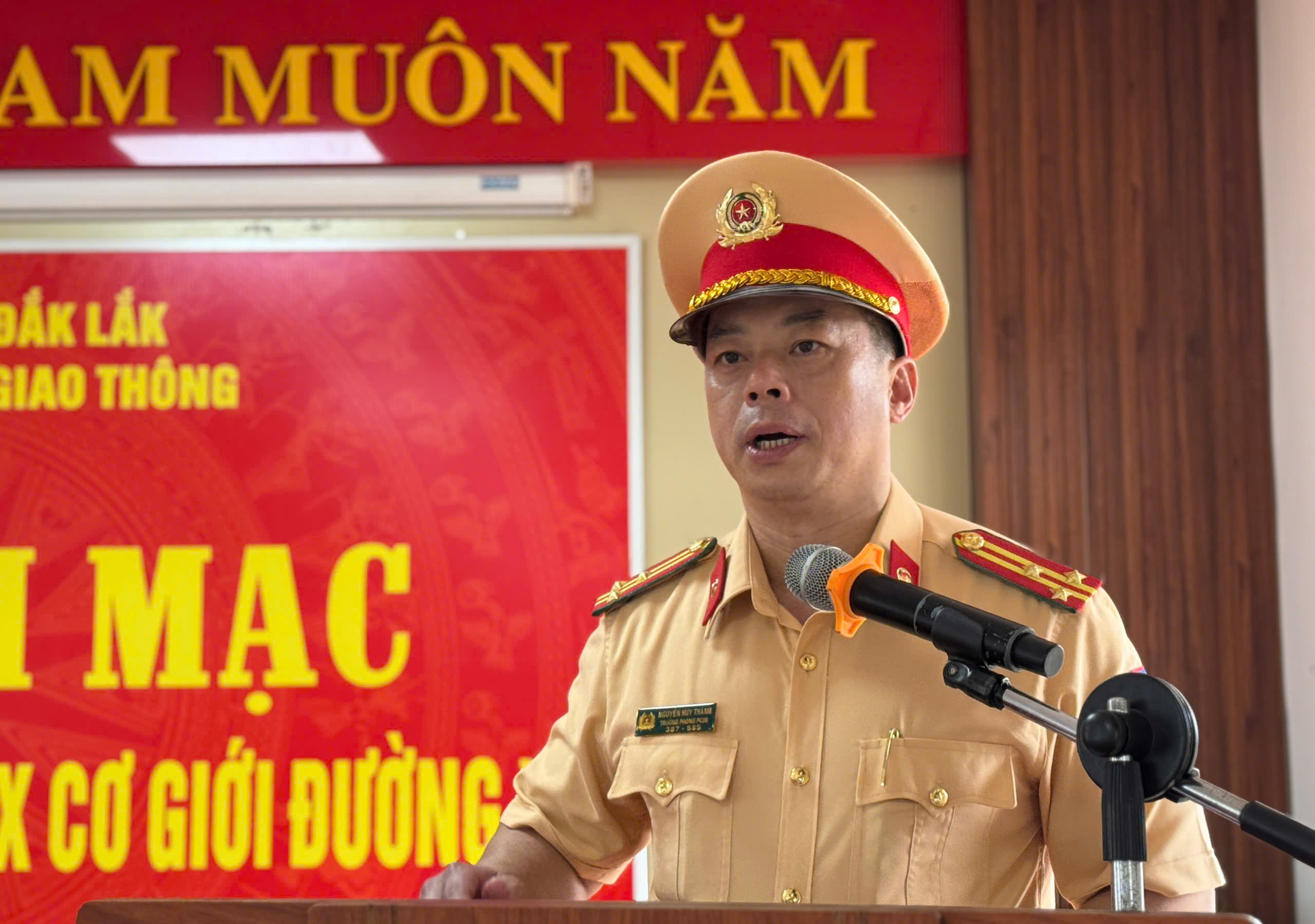 C&ocirc;ng an Đắk Lắk tổ chức kỳ s&aacute;t hạch l&aacute;i xe đầu ti&ecirc;n sau khi tiếp nhận nhiệm vụ mới- Ảnh 3.