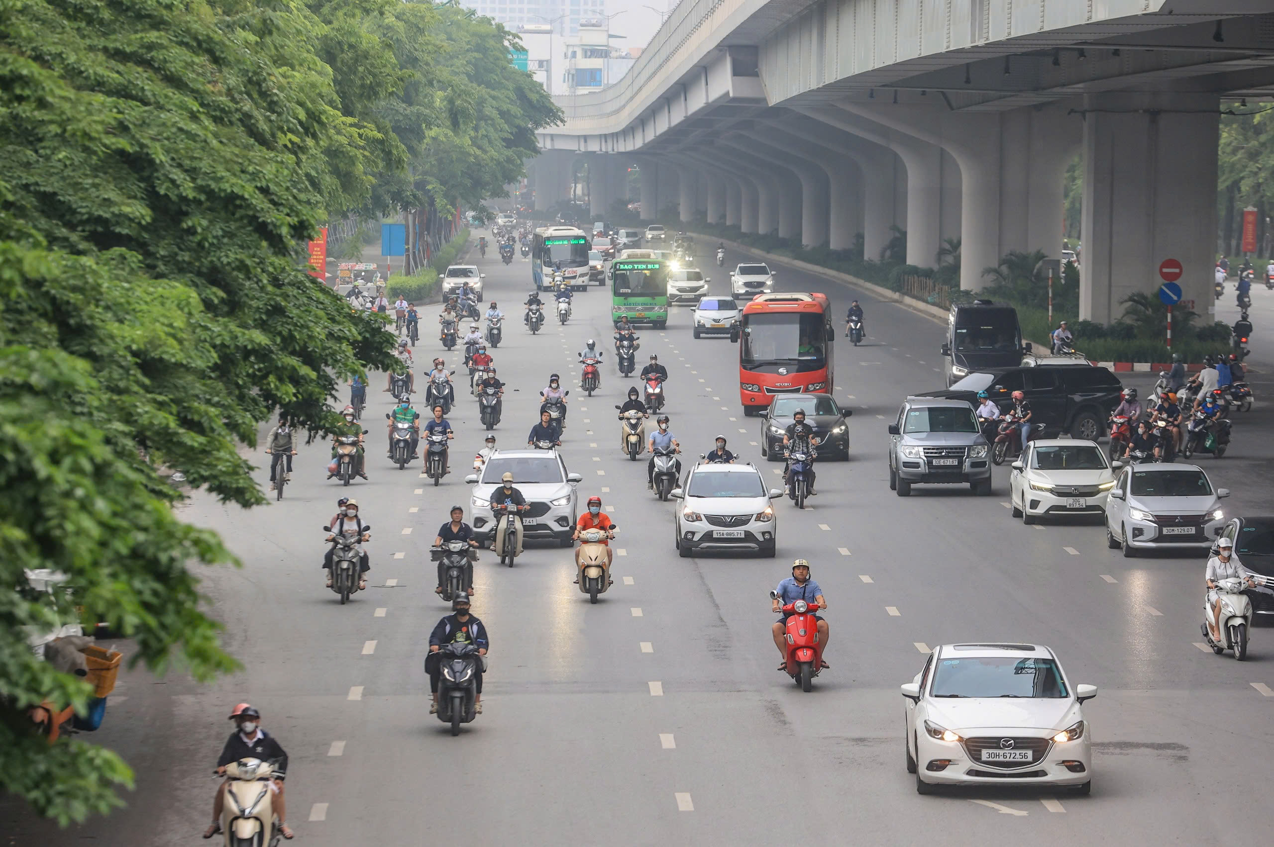 Cận cảnh những tuyến đường sắp được ph&acirc;n l&agrave;n cứng ở H&agrave; Nội- Ảnh 1.