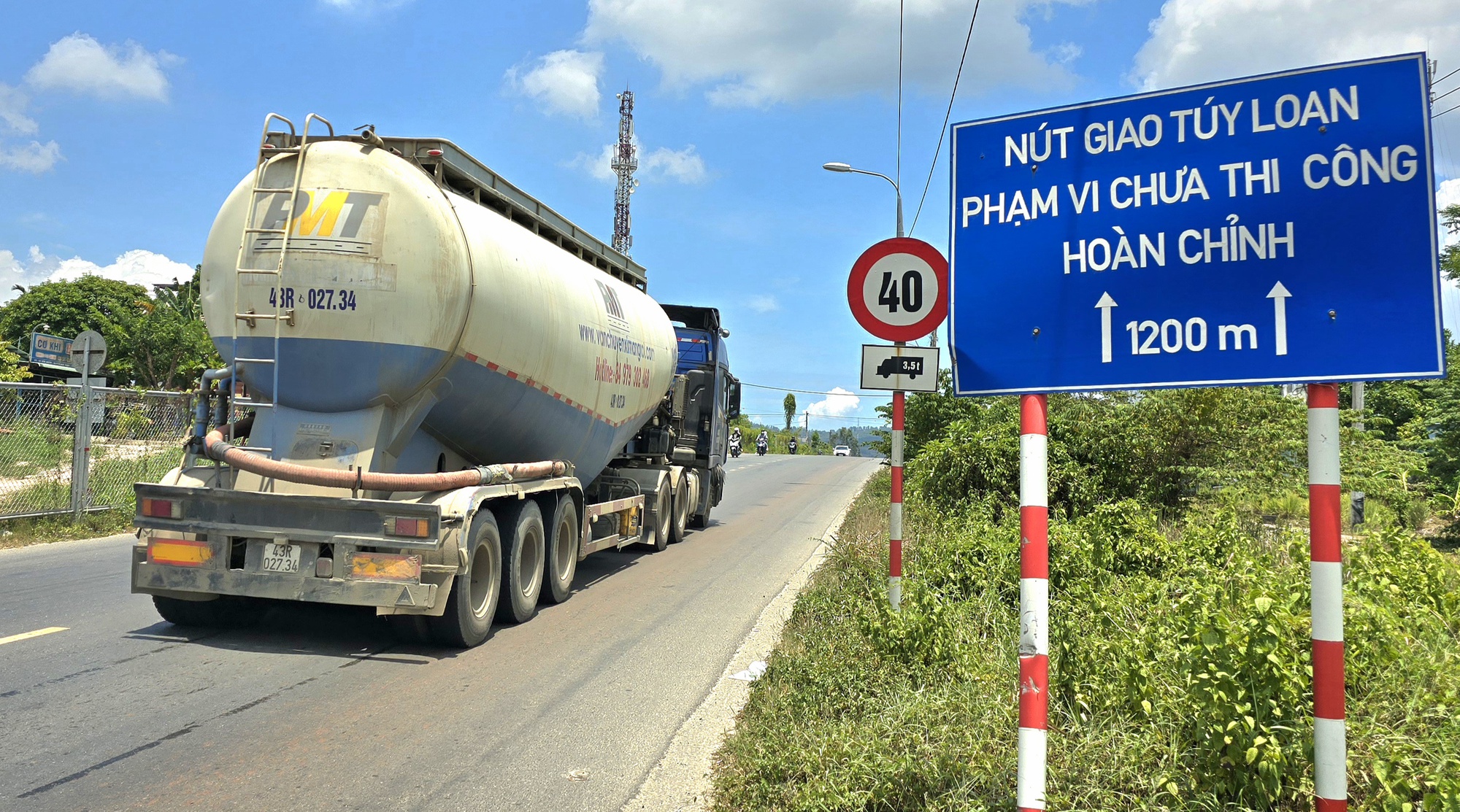 Gần 540 tỷ đồng l&agrave;m n&uacute;t giao đầu tuyến cao tốc Đ&agrave; Nẵng - Quảng Ng&atilde;i- Ảnh 1.