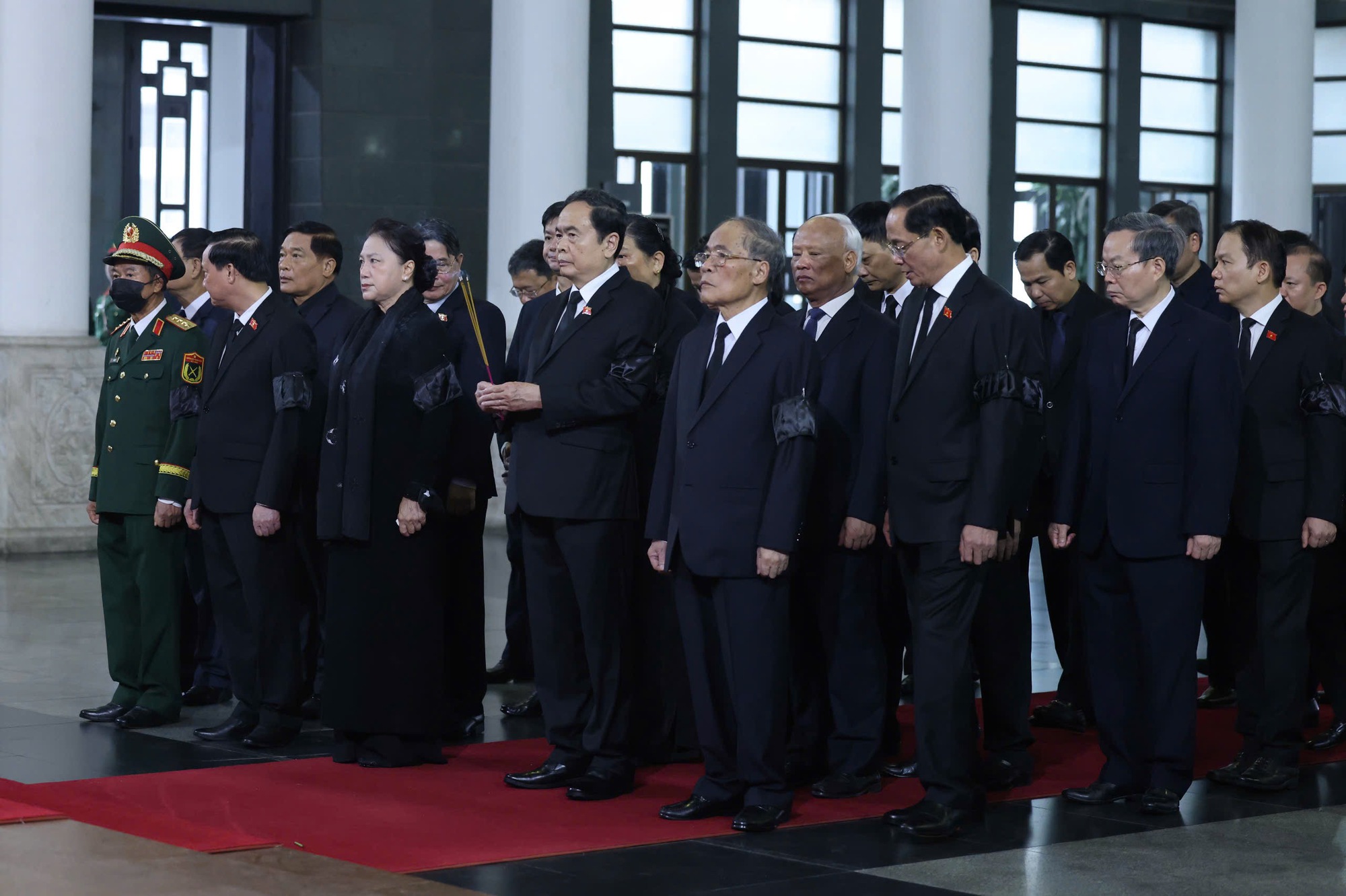 L&atilde;nh đạo Đảng, Nh&agrave; nước tiễn biệt nguy&ecirc;n Chủ tịch nước Trần Đức Lương- Ảnh 11.