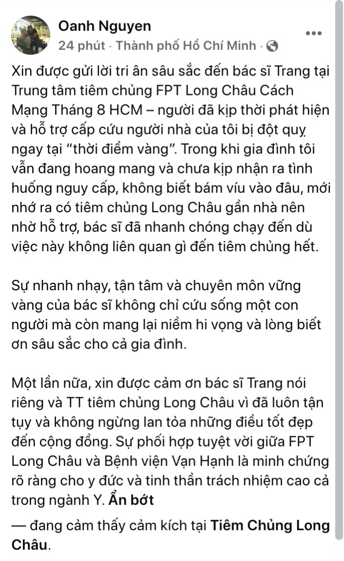 Lại l&agrave; b&aacute;c sĩ Long Ch&acirc;u kịp thời cứu người bị đột quỵ ngay thời điểm v&agrave;ng- Ảnh 2.