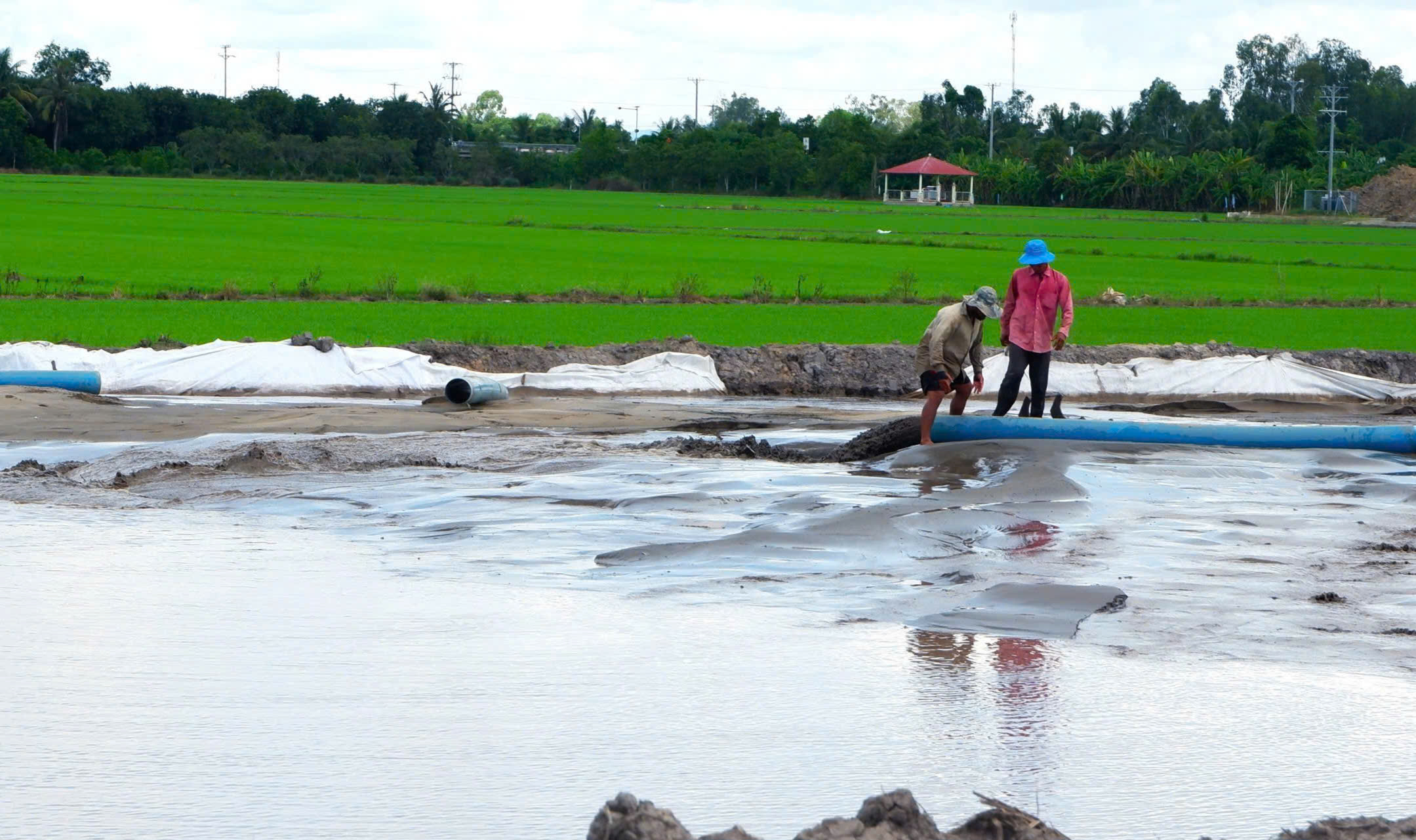 Được gỡ kh&oacute; vật liệu, cao tốc Ch&acirc;u Đốc - Cần Thơ - S&oacute;c Trăng qua An Giang vượt tiến độ- Ảnh 6.