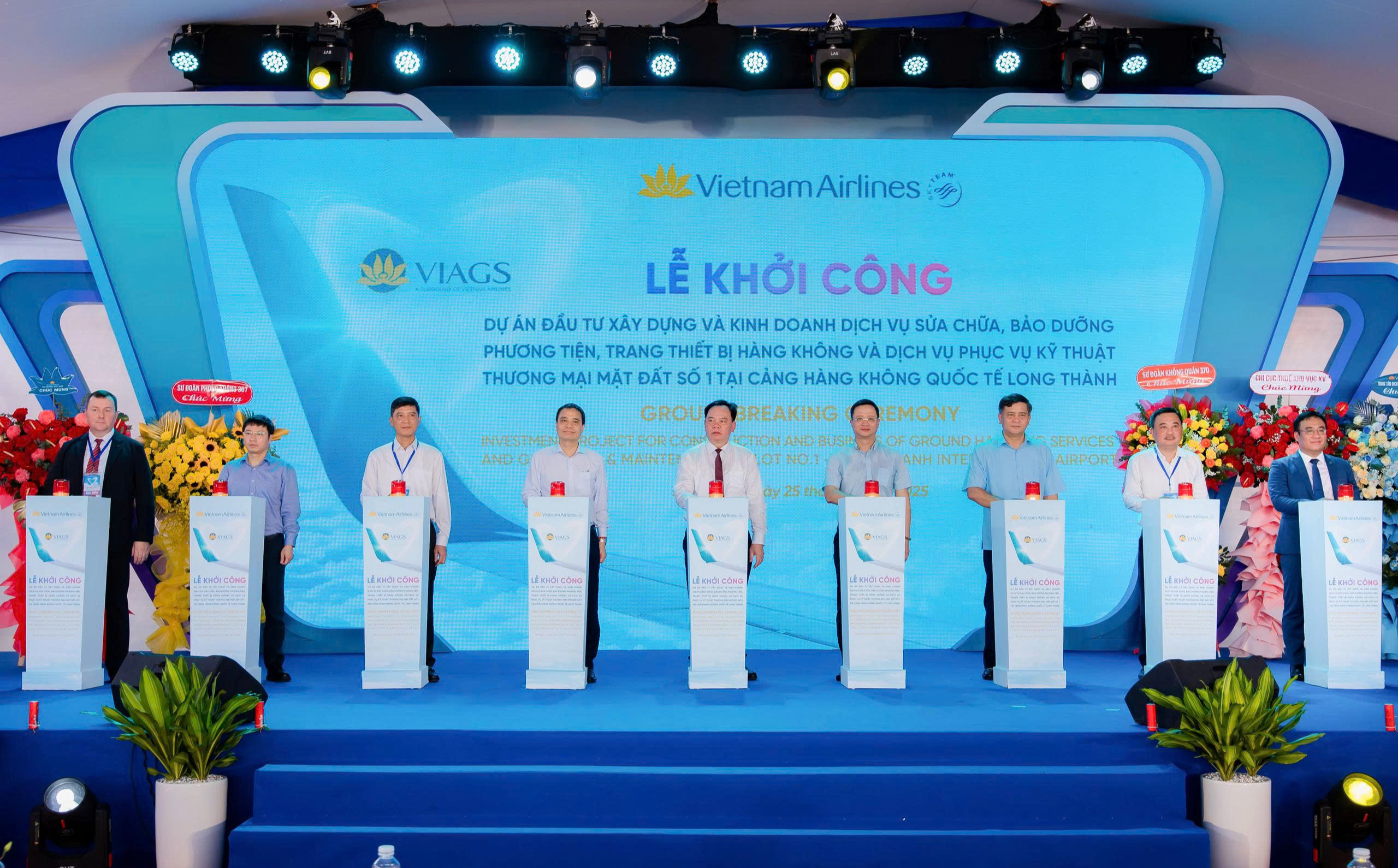 Vietnam Airlines khởi c&ocirc;ng dự &aacute;n dịch vụ kỹ thuật mặt đất tại s&acirc;n bay Long Th&agrave;nh- Ảnh 1.