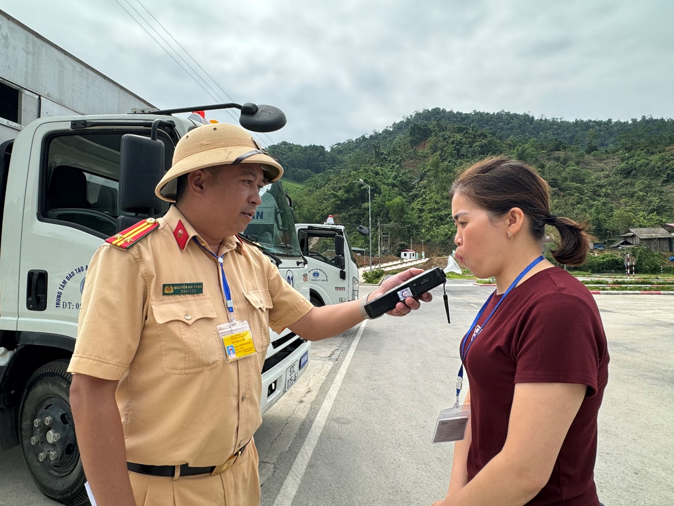 C&ocirc;ng an Bắc Kạn tổ chức kỳ s&aacute;t hạch l&aacute;i xe đầu ti&ecirc;n cho 127 học vi&ecirc;n- Ảnh 4.