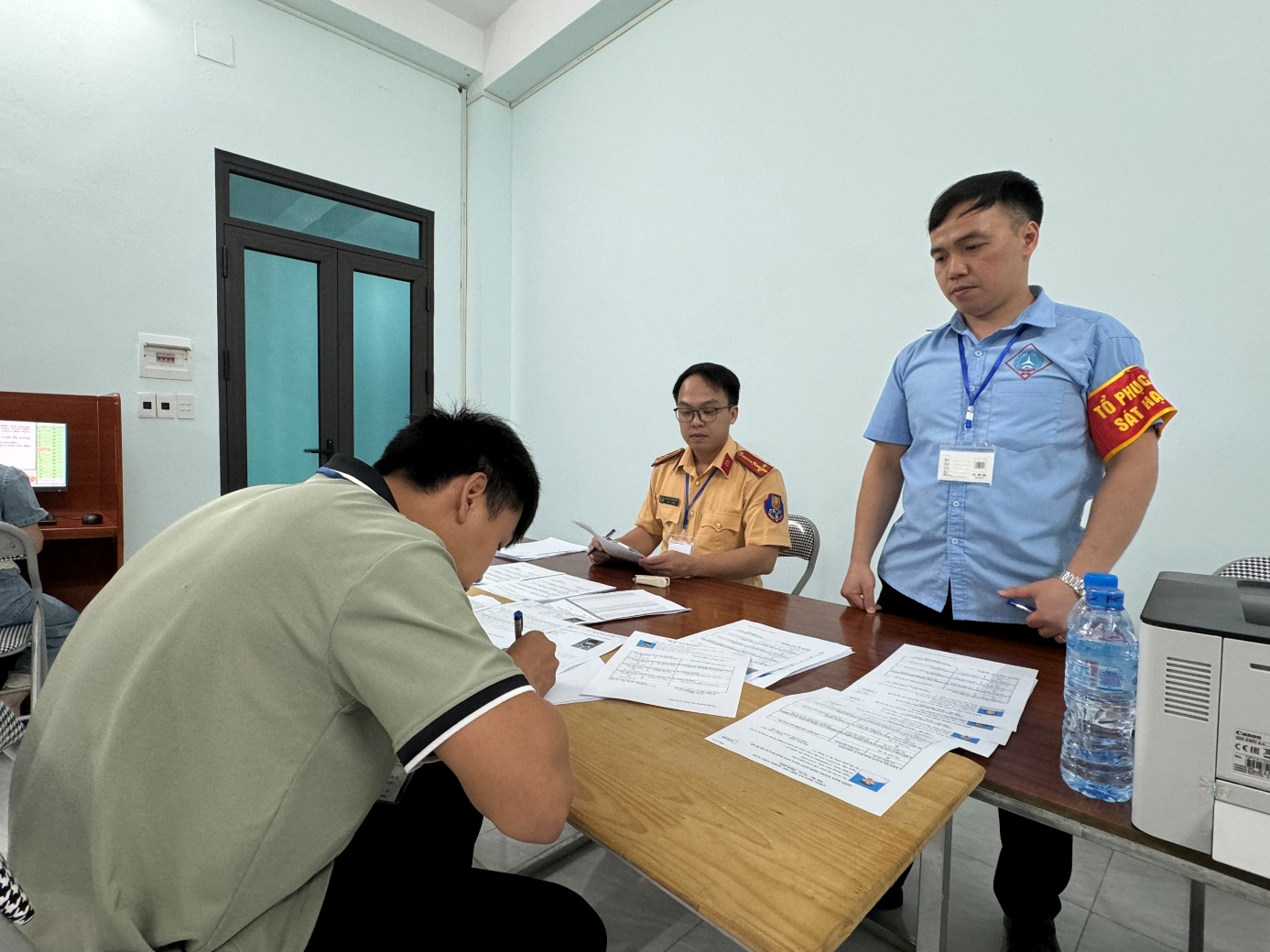 C&ocirc;ng an Bắc Kạn tổ chức kỳ s&aacute;t hạch l&aacute;i xe đầu ti&ecirc;n cho 127 học vi&ecirc;n- Ảnh 5.