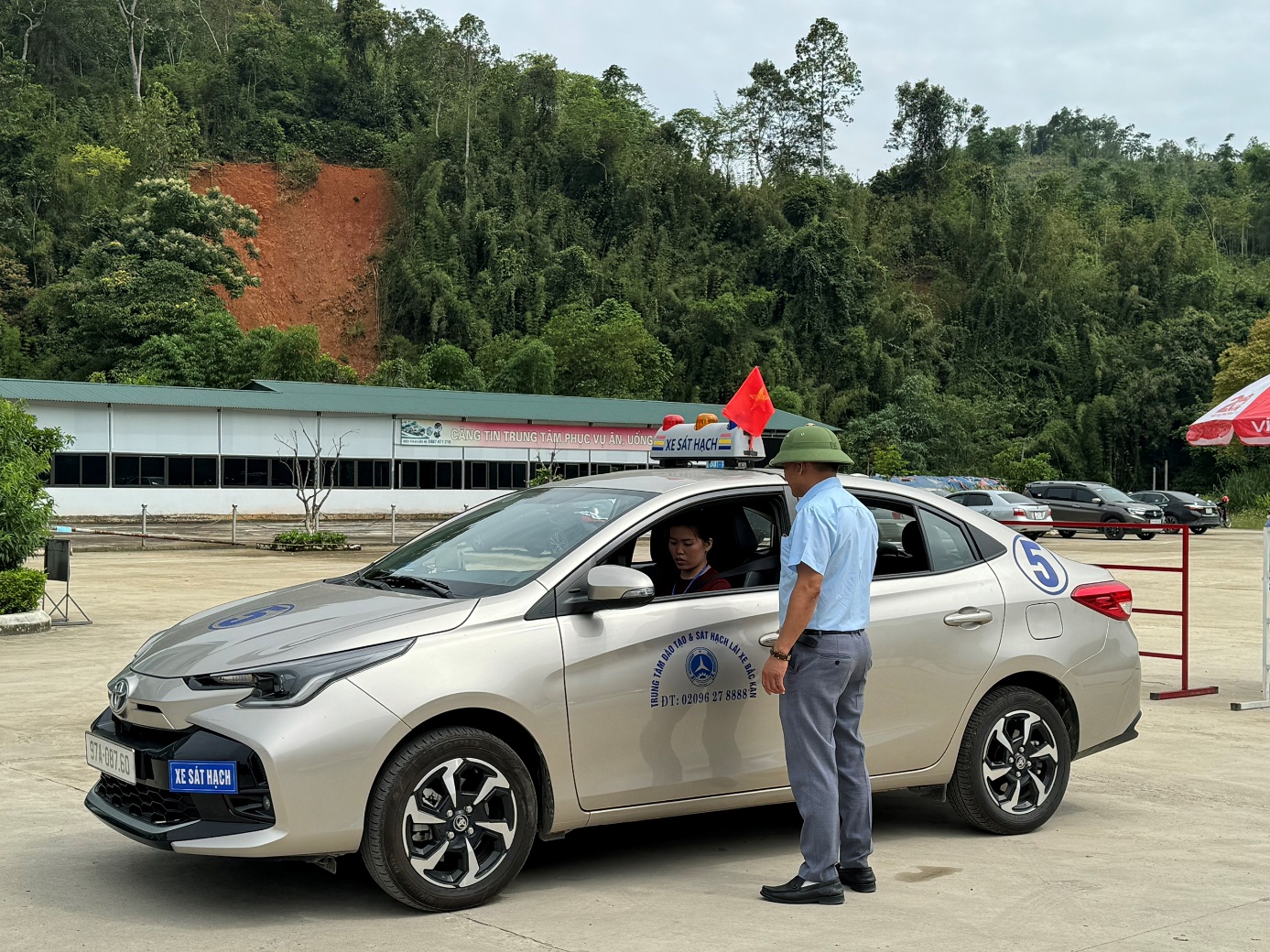 C&ocirc;ng an Bắc Kạn tổ chức kỳ s&aacute;t hạch l&aacute;i xe đầu ti&ecirc;n cho 127 học vi&ecirc;n- Ảnh 7.