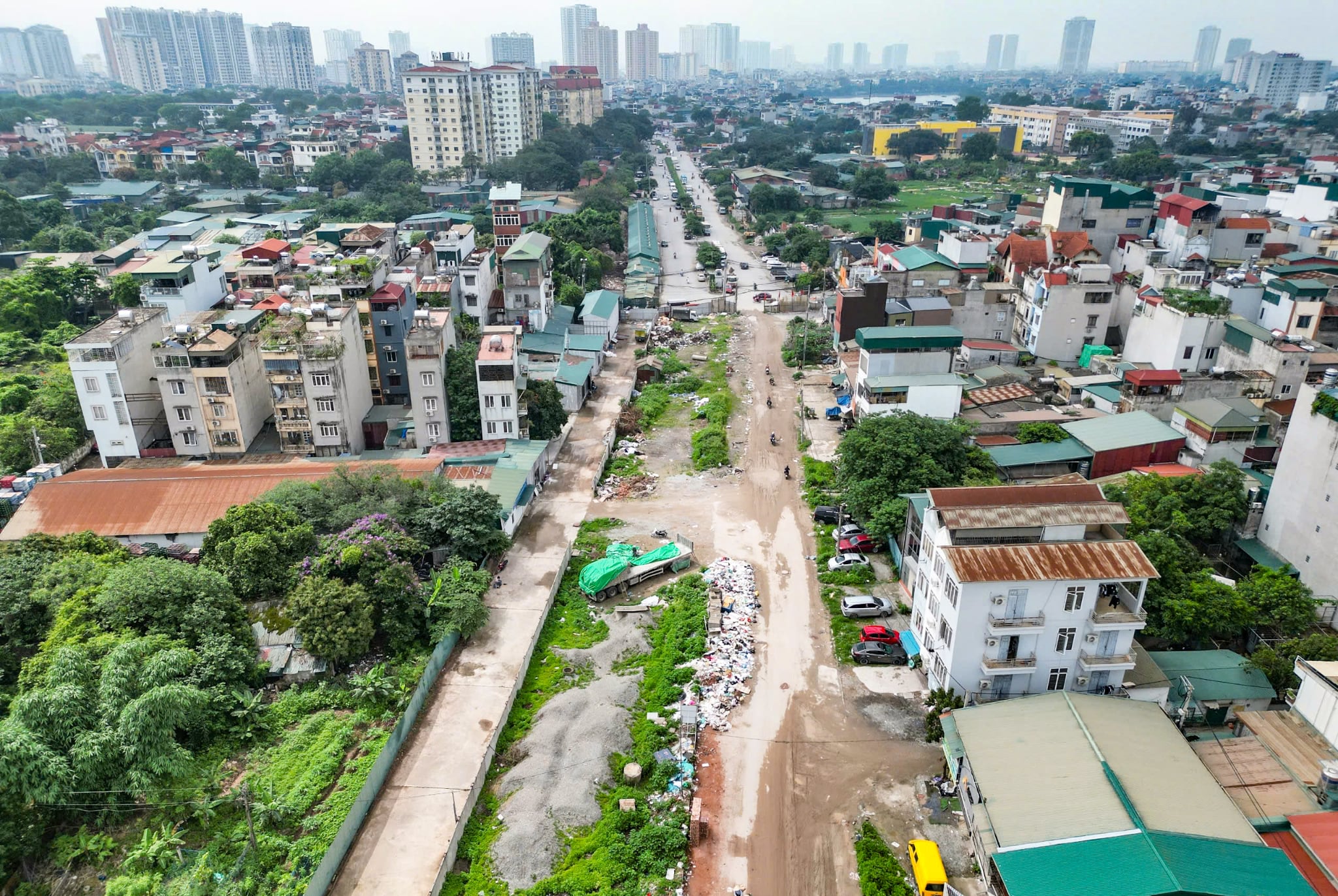 Cận cảnh đường Vành đai 2,5 ở Hà Nội tái khởi công sau nhiều năm "đắp chiếu"- Ảnh 12. Cận cảnh đường Vành đai 2,5 ở Hà Nội tái khởi công sau nhiều năm "đắp chiếu"- Ảnh 12.