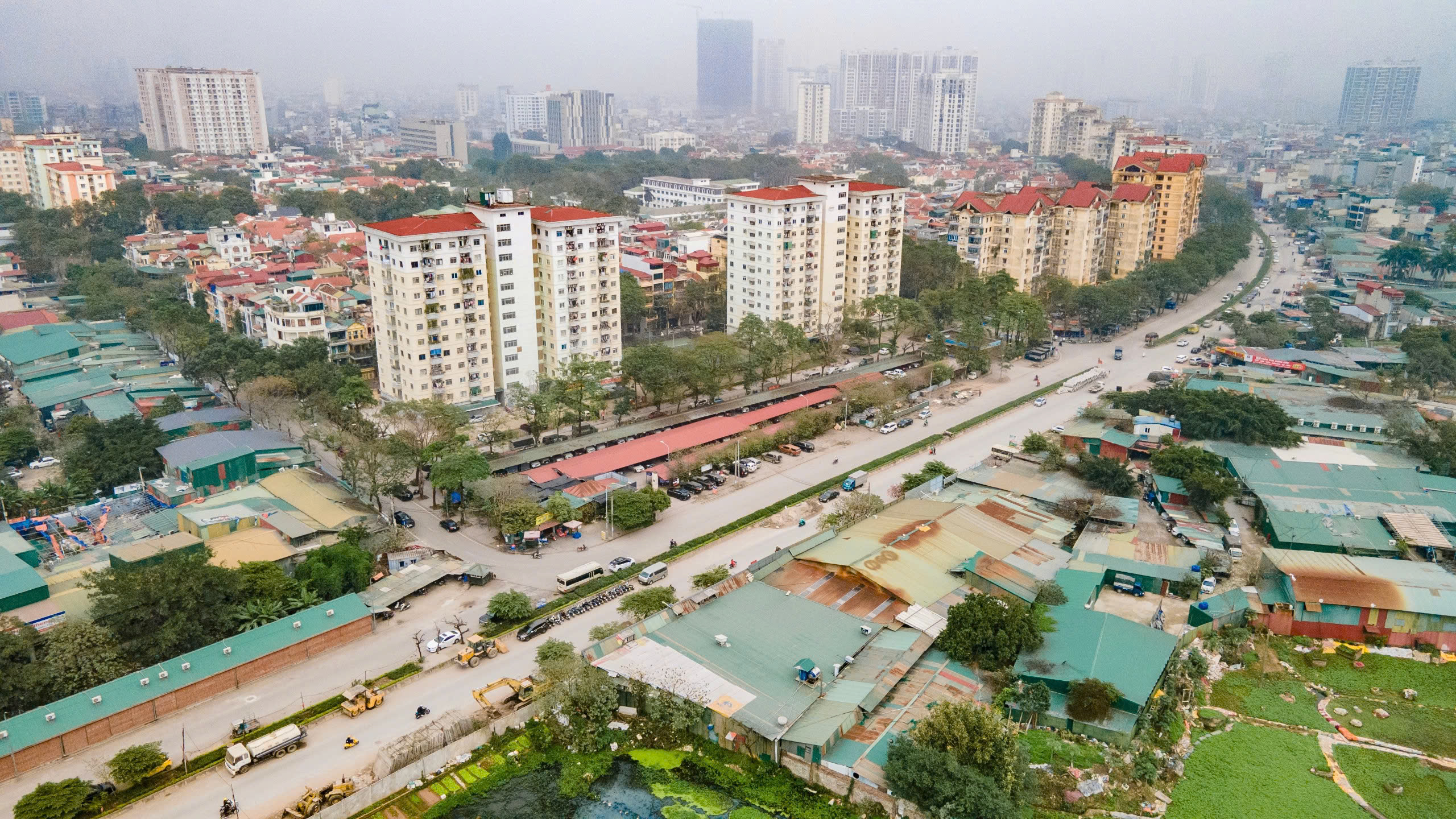 Cận cảnh đường Vành đai 2,5 ở Hà Nội tái khởi công sau nhiều năm "đắp chiếu"- Ảnh 3. Cận cảnh đường Vành đai 2,5 ở Hà Nội tái khởi công sau nhiều năm "đắp chiếu"- Ảnh 3.