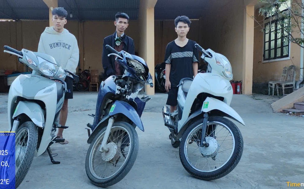 Huế: Bắt giữ nh&oacute;m đối tượng trộm cắp 6 xe m&aacute;y- Ảnh 2.