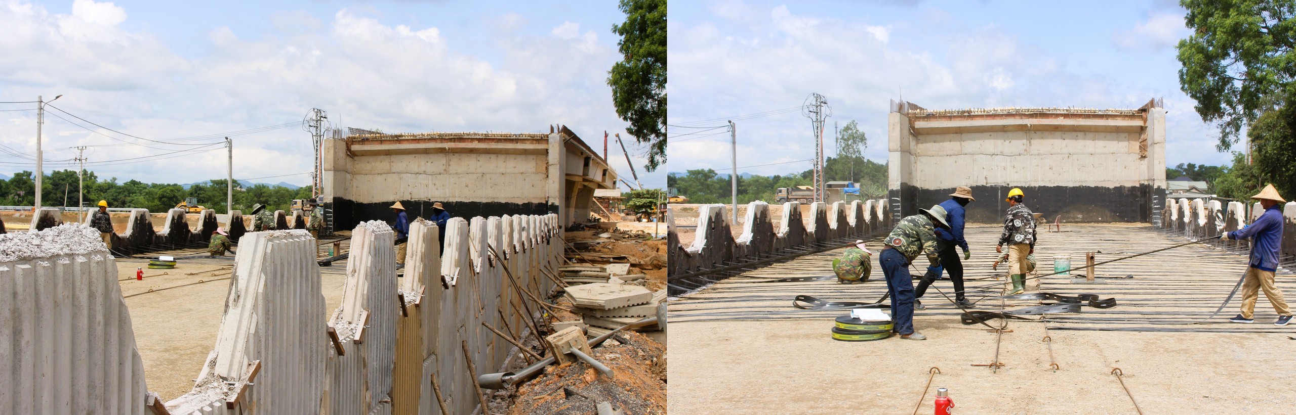 Cận cảnh 3 cầu vượt n&uacute;t giao cao tốc Vạn Ninh - Cam Lộ bứt ph&aacute; tiến độ sau khi c&oacute; mặt bằng- Ảnh 9.