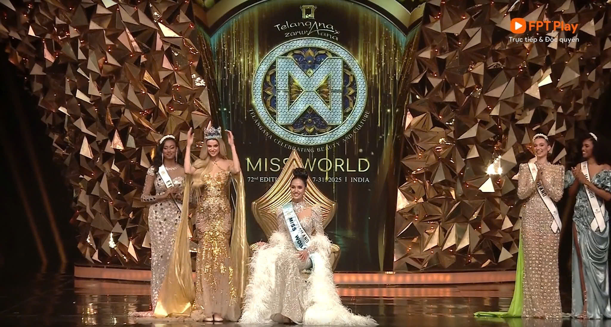 Đại diện Th&aacute;i Lan đăng quang Miss World 2025, mang vương miện về ch&acirc;u &Aacute;- Ảnh 3.