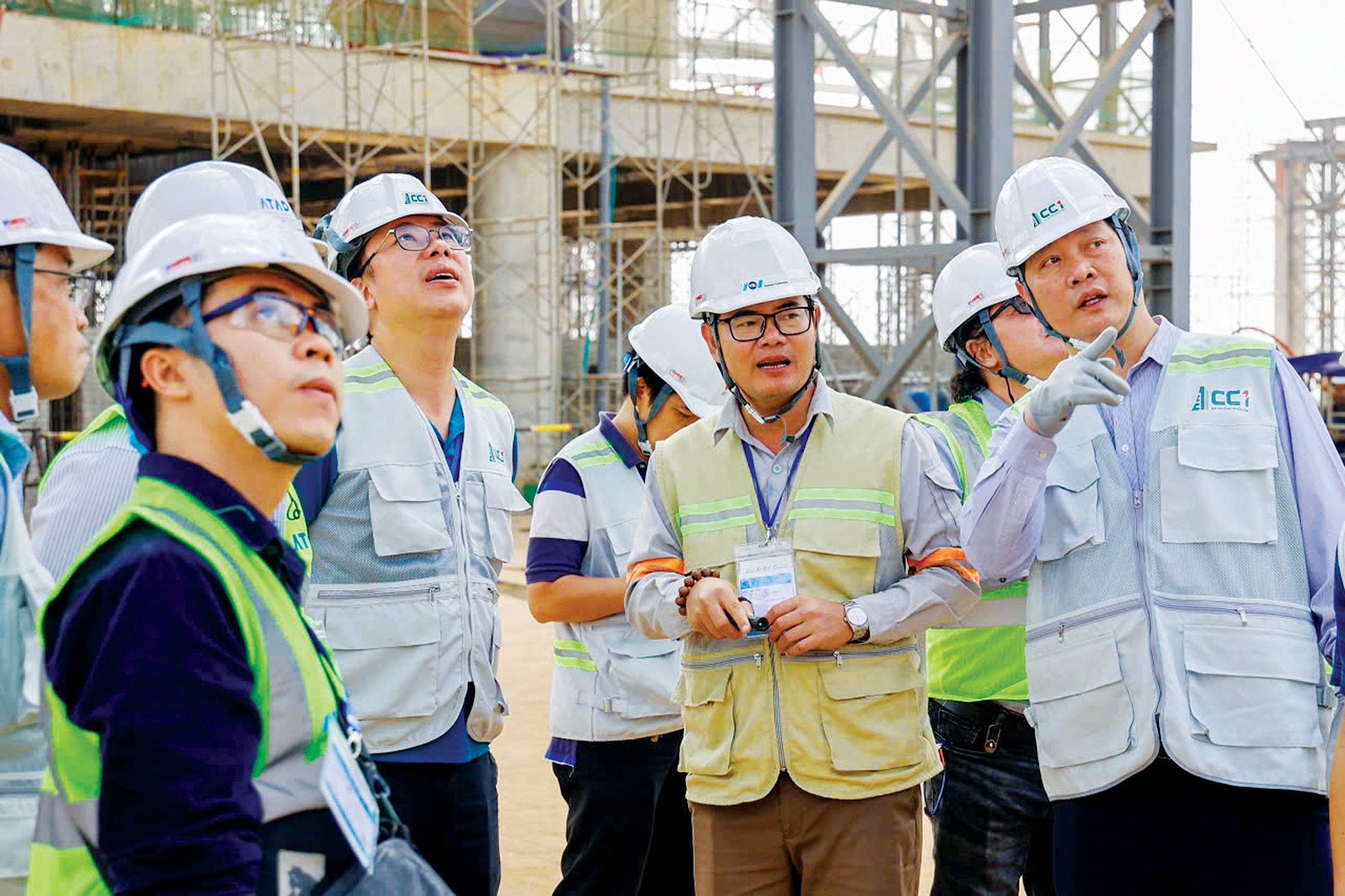 Truyền tinh thần thi công thần tốc nhà ga T3 đến sân bay Long Thành- Ảnh 1. Truyền tinh thần thi công thần tốc nhà ga T3 đến sân bay Long Thành- Ảnh 1.