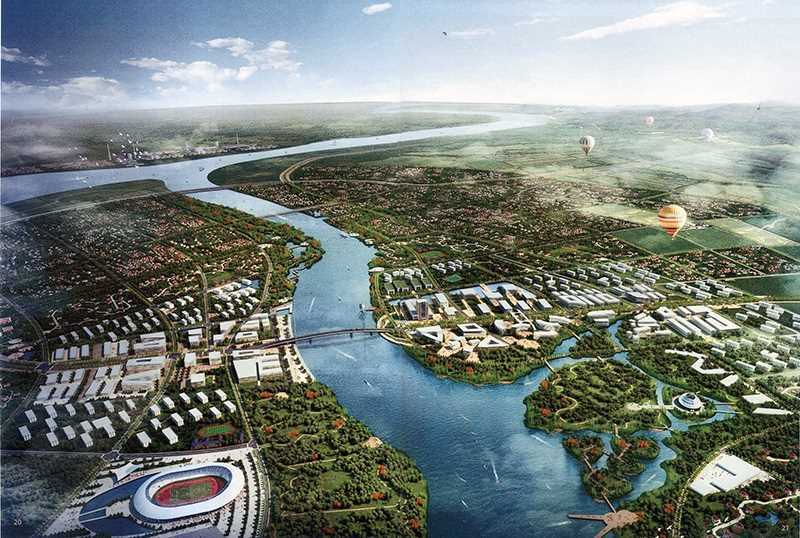 Phối cảnh khu kinh tế ven biển Quảng Y&ecirc;n, tỉnh Quảng Ninh.