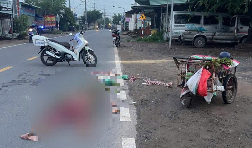 C&ocirc;ng an t&igrave;m nh&acirc;n chứng vụ tai nạn tr&ecirc;n đường H&ugrave;ng Vương khiến cụ b&agrave; 74 tuổi nguy kịch- Ảnh 1.