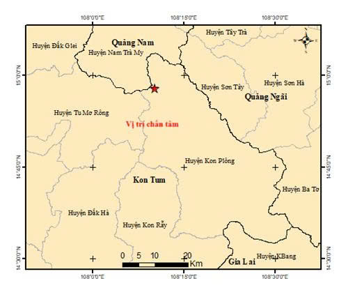 Kon Tum: Li&ecirc;n tiếp xảy ra nhiều trận động đất tại huyện Kon Pl&ocirc;ng- Ảnh 1.