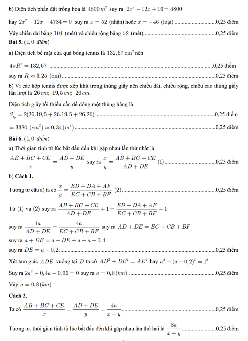 Đáp án đề thi tuyển sinh lớp 10 môn Toán TP.HCM năm 2025- Ảnh 3. Đáp án đề thi tuyển sinh lớp 10 môn Toán TP.HCM năm 2025- Ảnh 3.