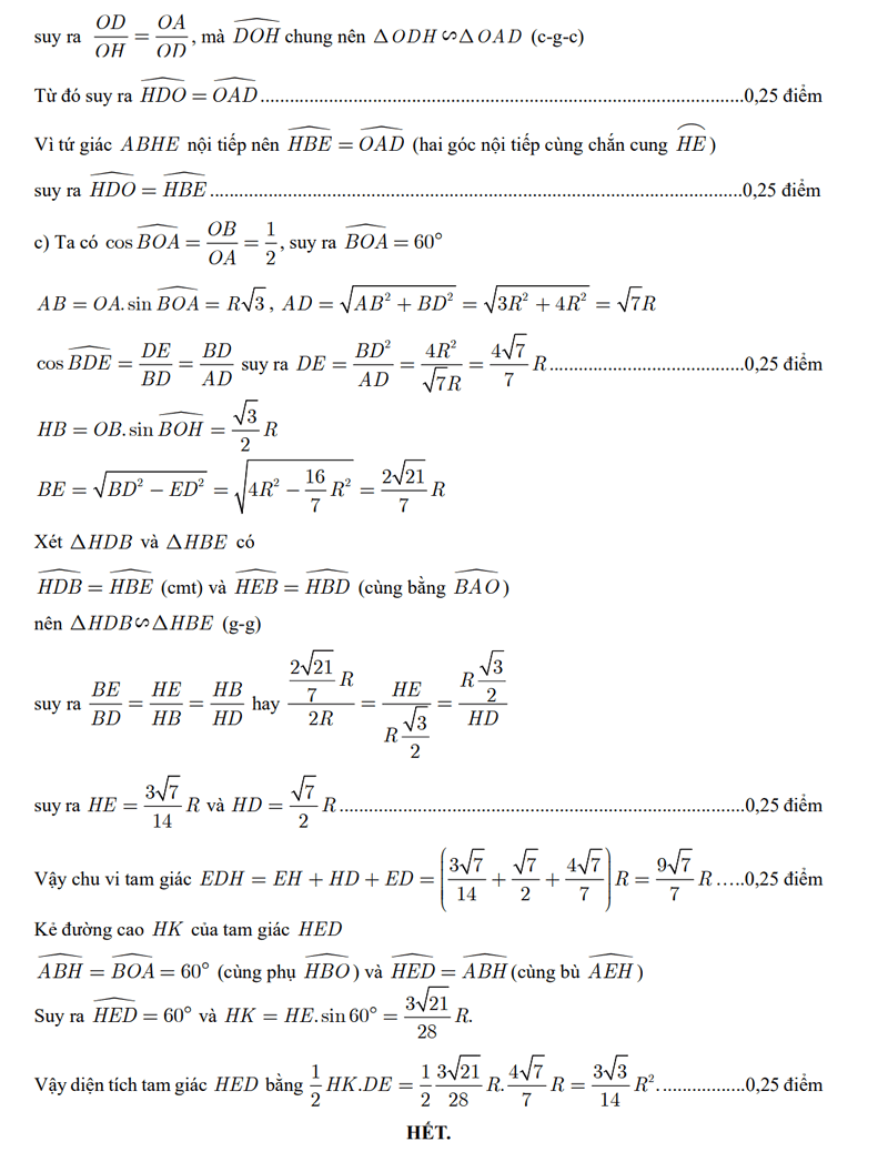 Đáp án đề thi tuyển sinh lớp 10 môn Toán TP.HCM năm 2025- Ảnh 5. Đáp án đề thi tuyển sinh lớp 10 môn Toán TP.HCM năm 2025- Ảnh 5.