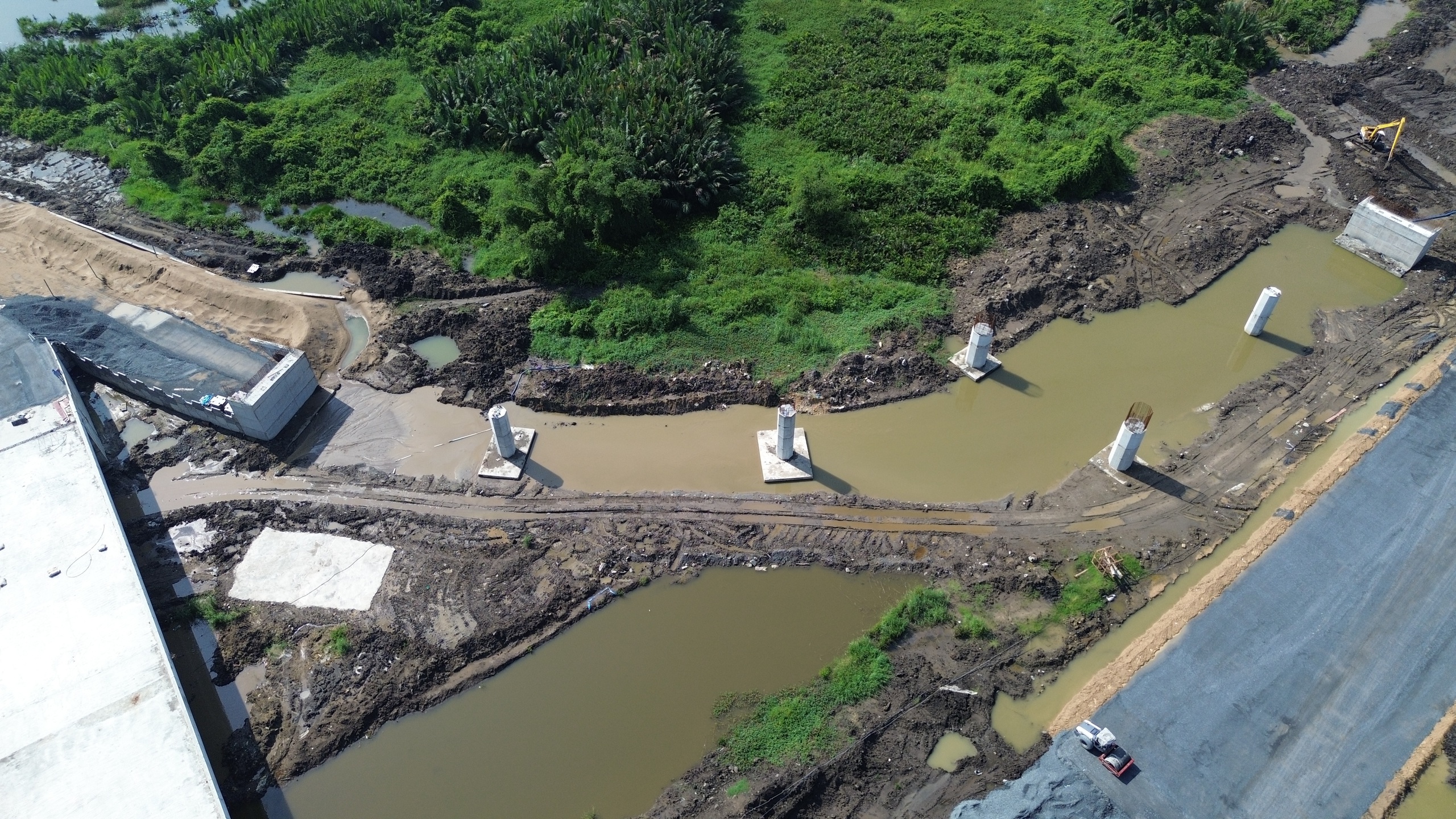Cầu Nhơn Trạch gần c&aacute;n đ&iacute;ch, tập trung gỡ &ldquo;n&uacute;t thắt&rdquo; lối l&ecirc;n cao tốc- Ảnh 14.