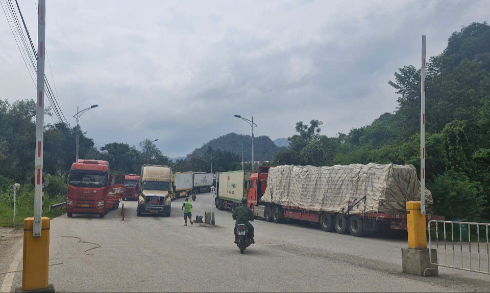 N&ocirc;ng sản v&agrave;o m&ugrave;a, lượng xe tăng nhưng cửa khẩu Lạng Sơn vẫn th&ocirc;ng suốt- Ảnh 1.