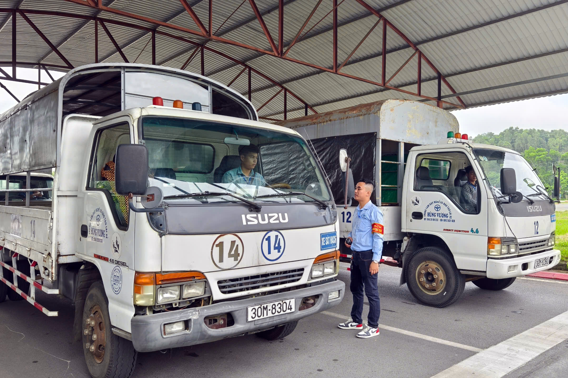 CSGT H&agrave; Nội tổ chức kỳ s&aacute;t hạch l&aacute;i xe đầu ti&ecirc;n, nhiều học vi&ecirc;n thi đạt- Ảnh 11.