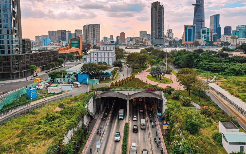 Đ&oacute;ng hầm s&ocirc;ng S&agrave;i G&ograve;n để vận h&agrave;nh hệ thống chữa ch&aacute;y tự động