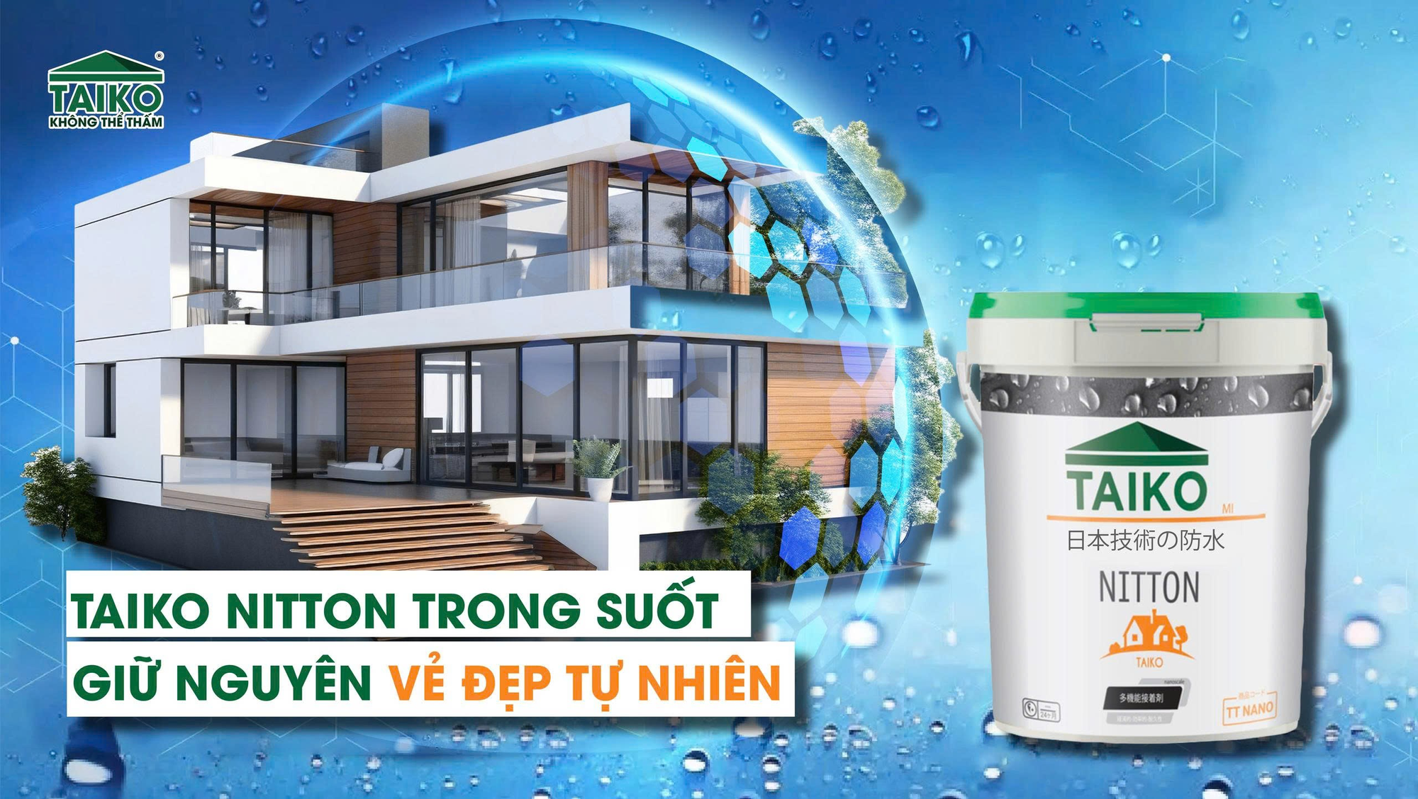 TAIKO - Sơn chống thấm xanh, an to&agrave;n v&agrave; bền vững- Ảnh 5.