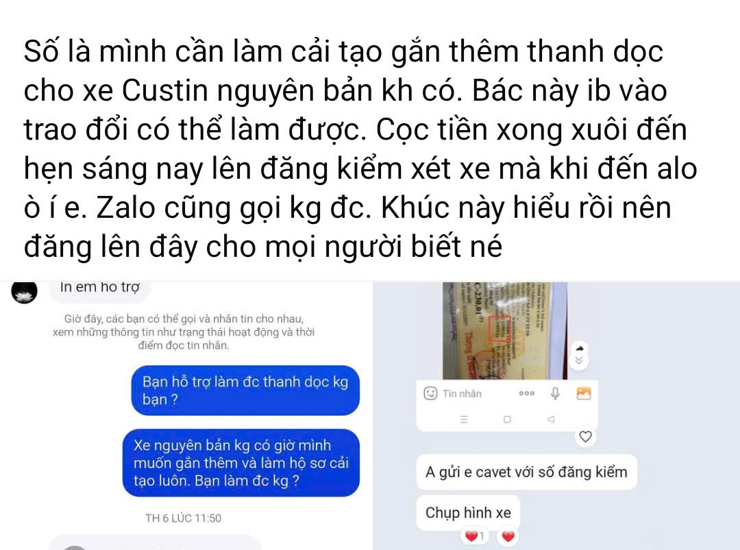 Cảnh b&aacute;o lừa đảo dịch vụ đăng kiểm hộ- Ảnh 1.