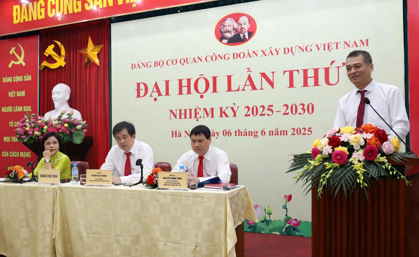 Đại hội Đảng bộ Cơ quan C&ocirc;ng đo&agrave;n X&acirc;y dựng Việt Nam- Ảnh 2.